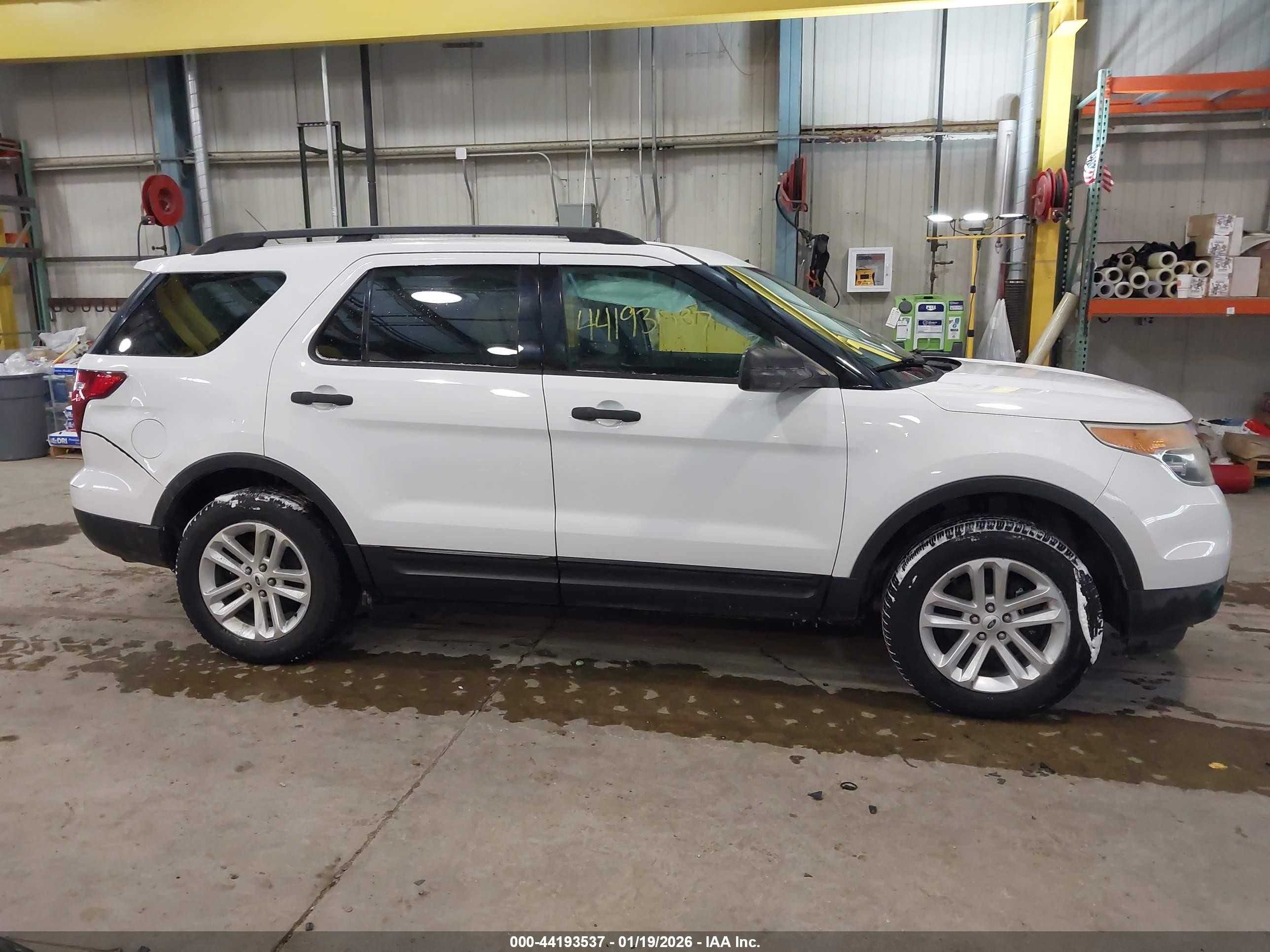 2015 Ford Explorer White vin: 1FM5K8B83FGC41712