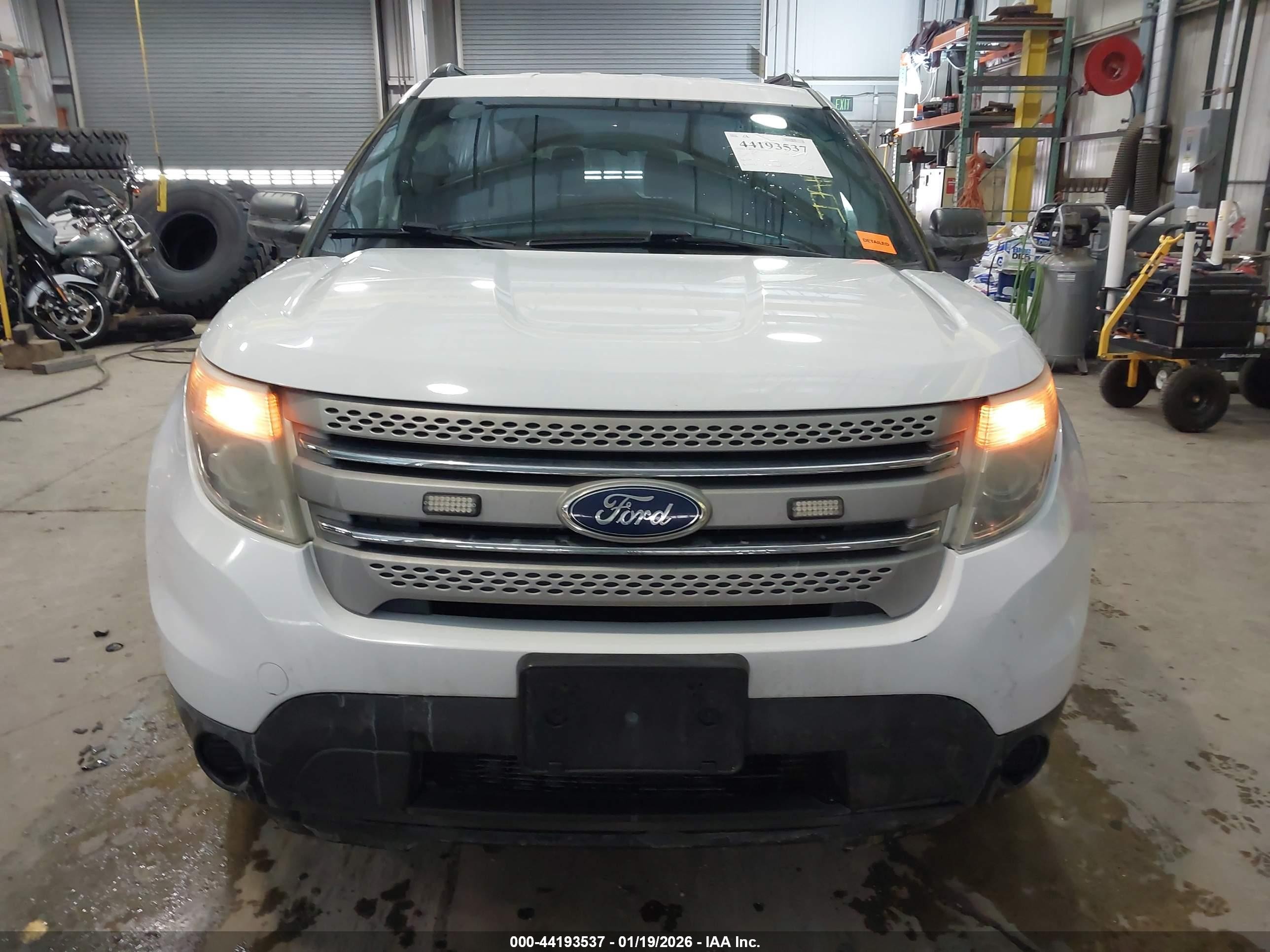 2015 Ford Explorer White vin: 1FM5K8B83FGC41712