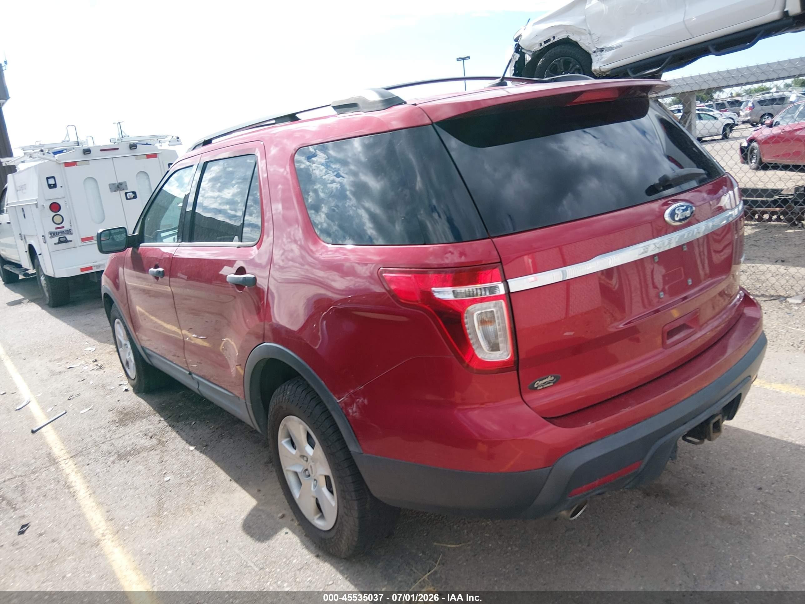 2013 Ford Explorer   Red vin: 1FM5K8B84DGA37806