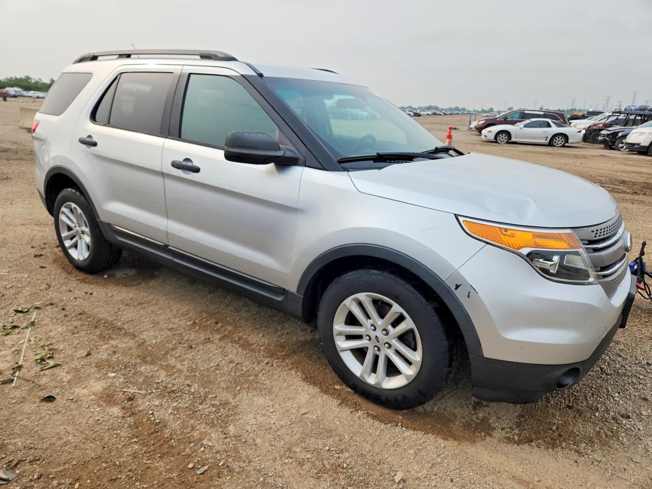 2013 Ford Explorer Серебряный vin: 1FM5K8B84DGA53620