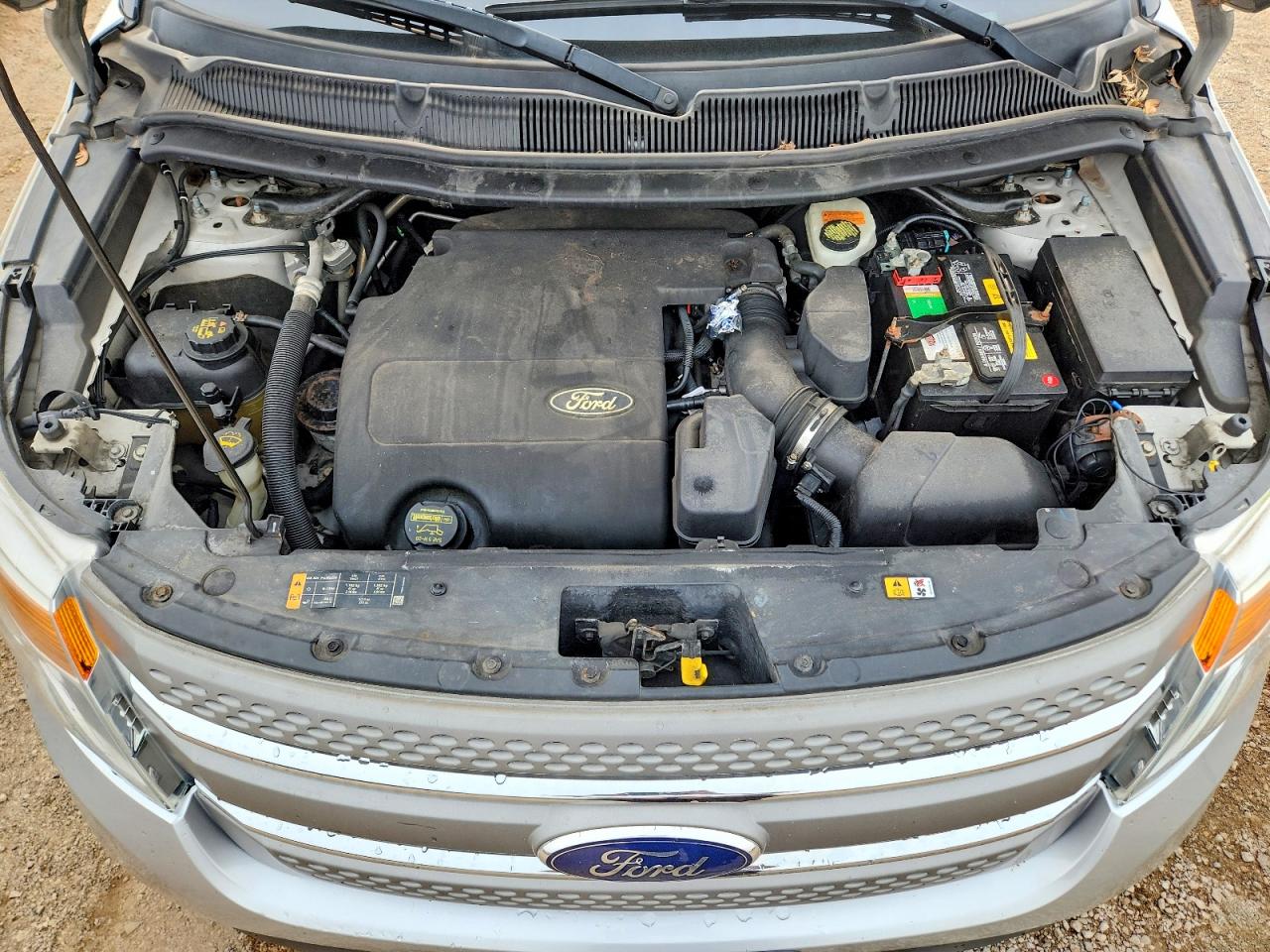 2013 Ford Explorer Серебряный vin: 1FM5K8B84DGA53620