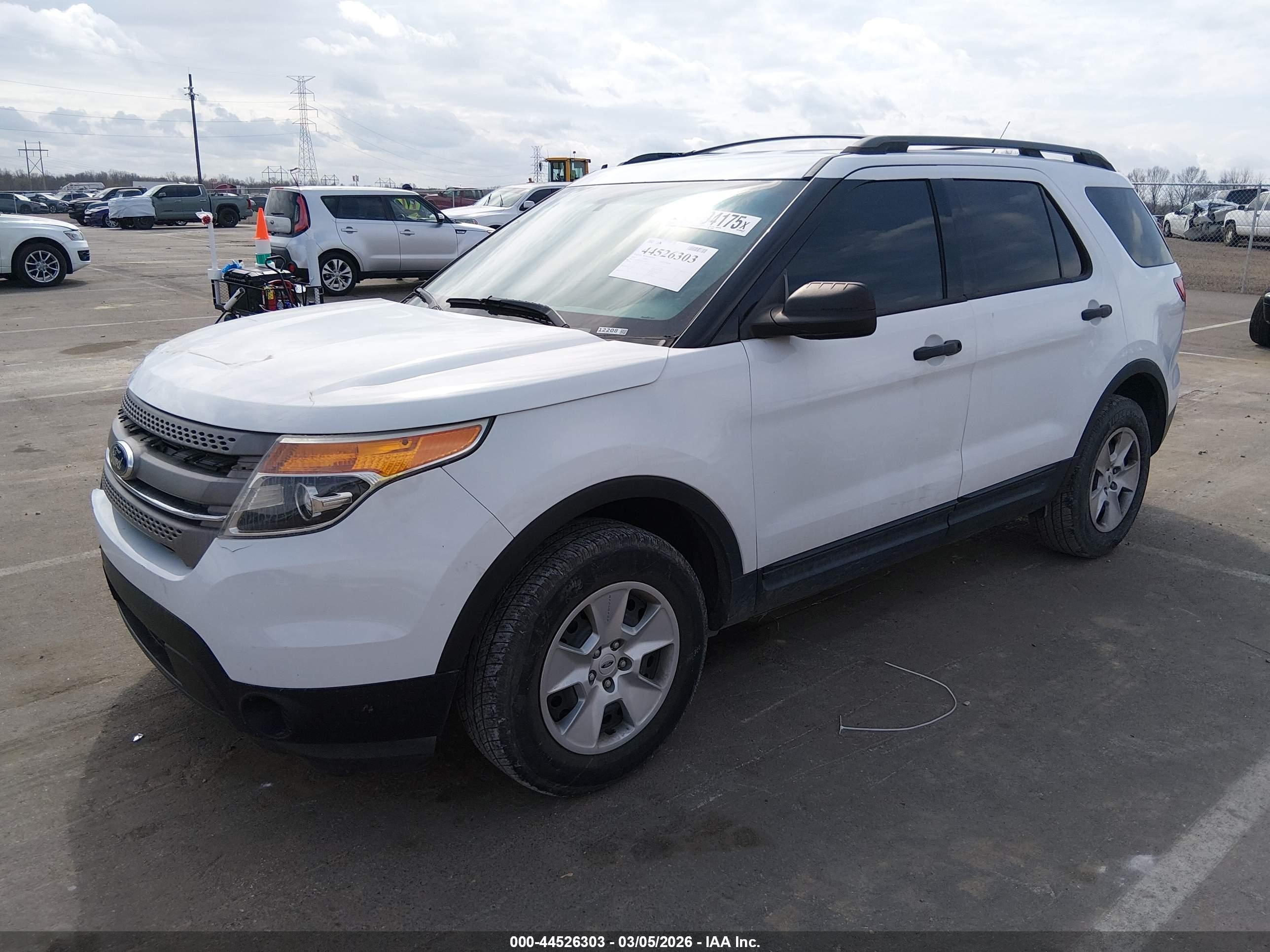 2014 Ford Explorer White vin: 1FM5K8B84EGA28167