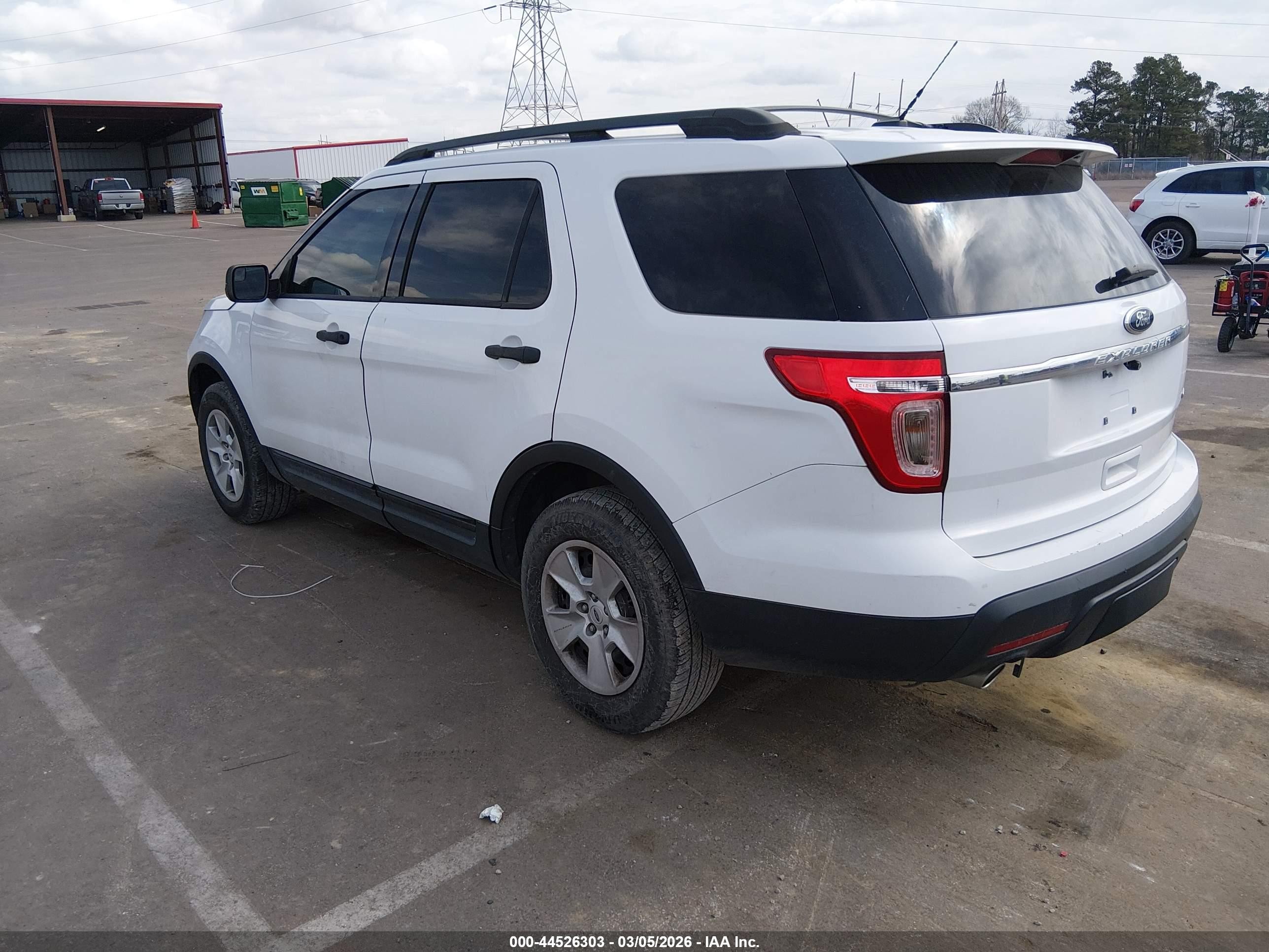 2014 Ford Explorer White vin: 1FM5K8B84EGA28167
