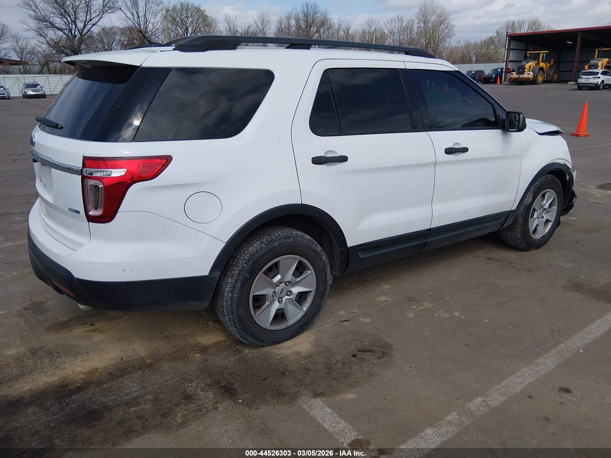 2014 Ford Explorer White vin: 1FM5K8B84EGA28167