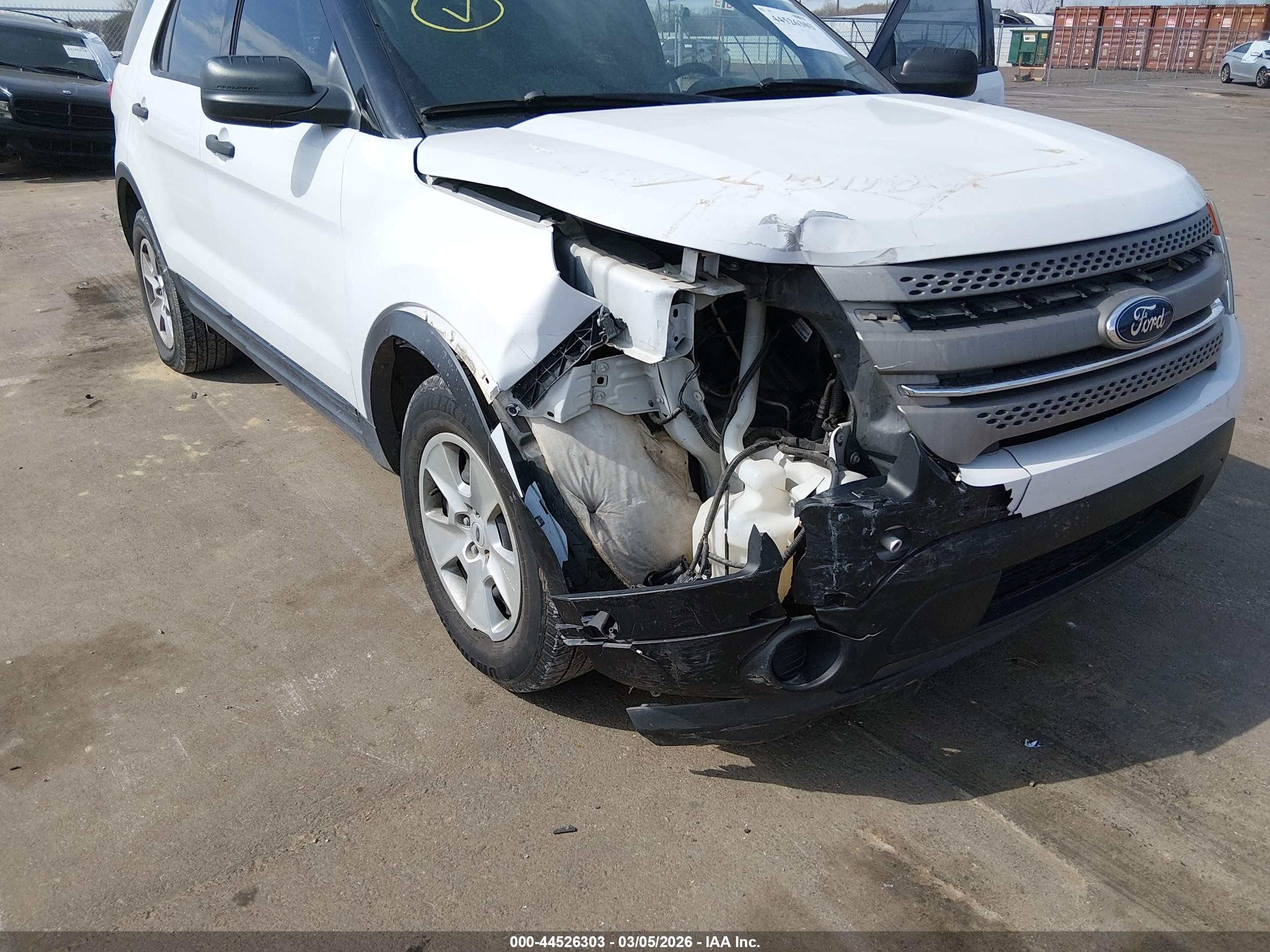 2014 Ford Explorer White vin: 1FM5K8B84EGA28167