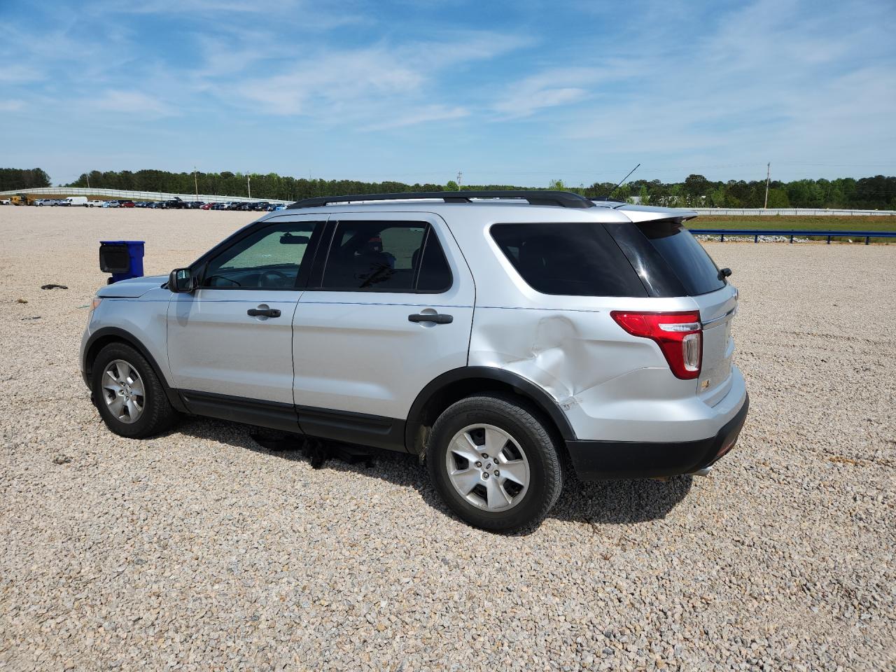 2014 Ford Explorer Silver vin: 1FM5K8B84EGA60116