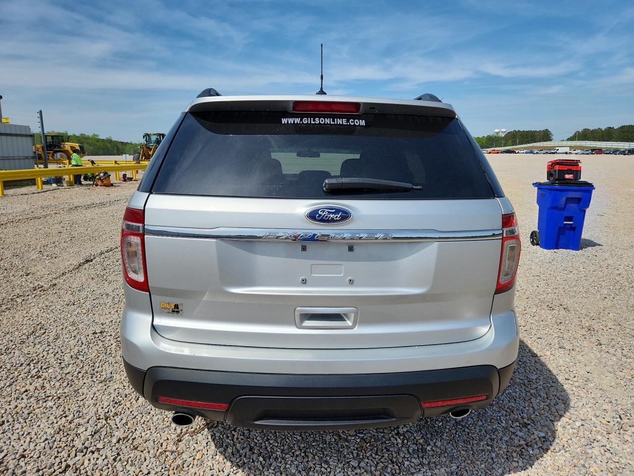 2014 Ford Explorer Silver vin: 1FM5K8B84EGA60116