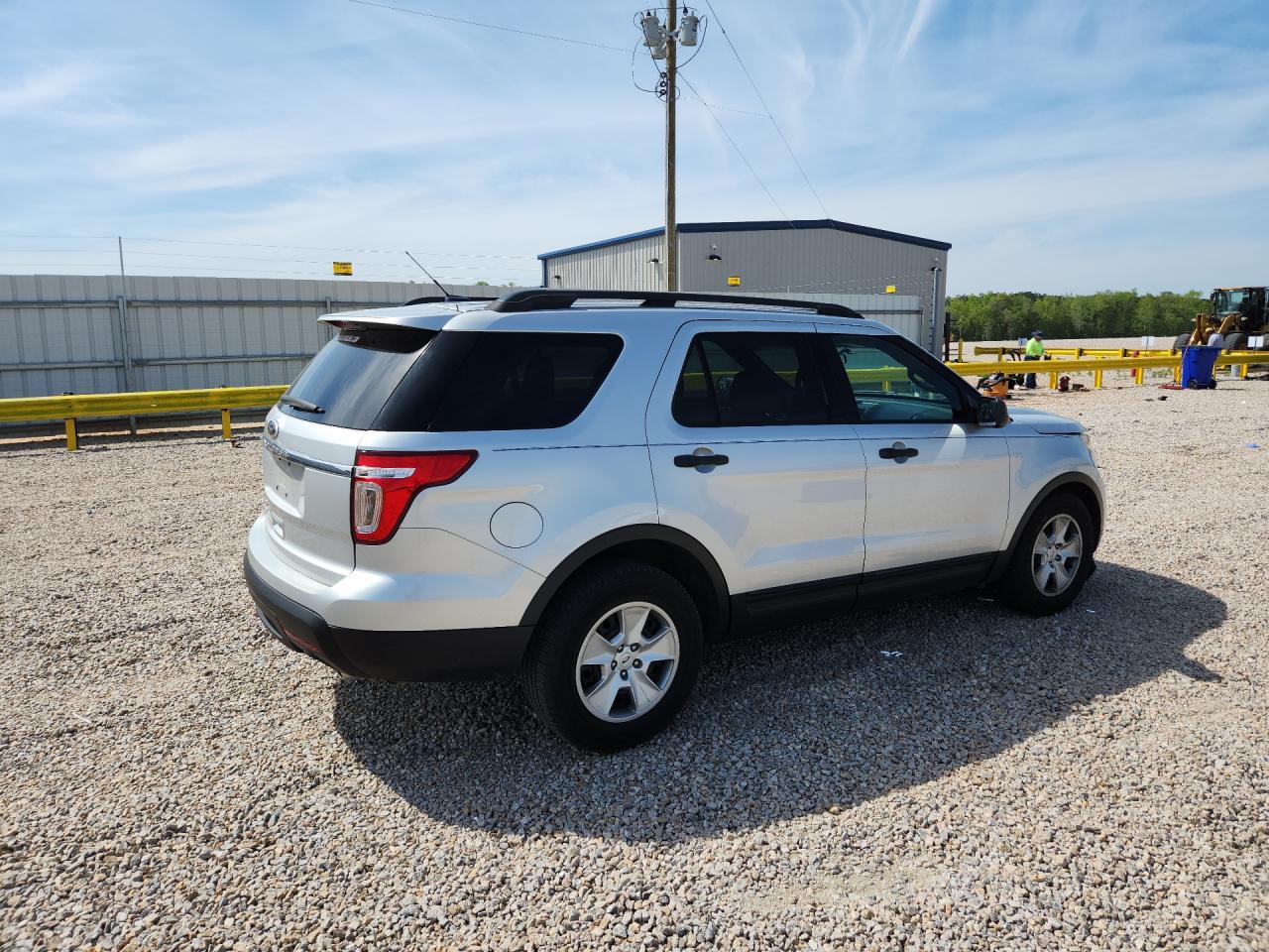 2014 Ford Explorer Silver vin: 1FM5K8B84EGA60116