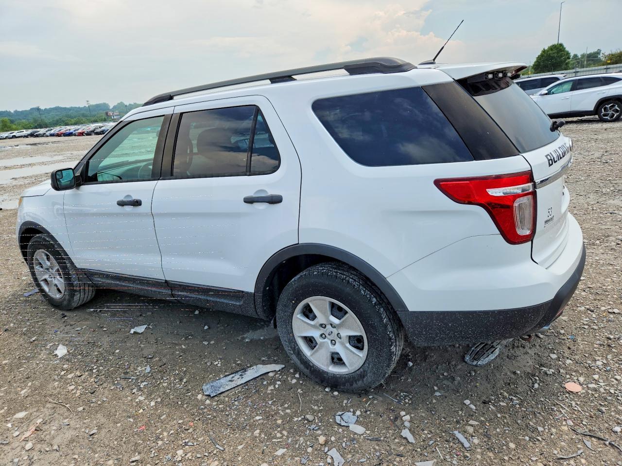2014 Ford Explorer White vin: 1FM5K8B84EGC27011