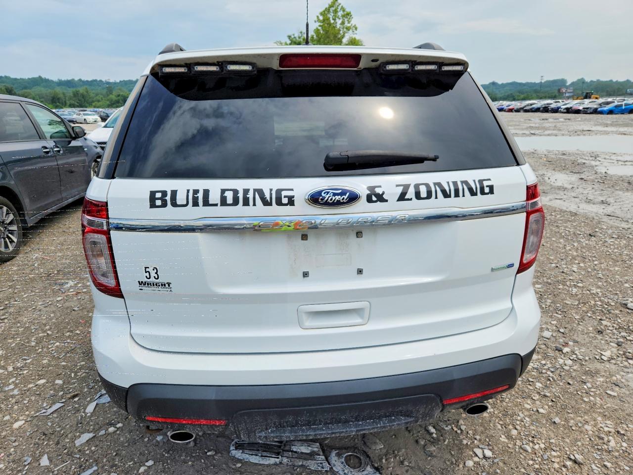 2014 Ford Explorer White vin: 1FM5K8B84EGC27011