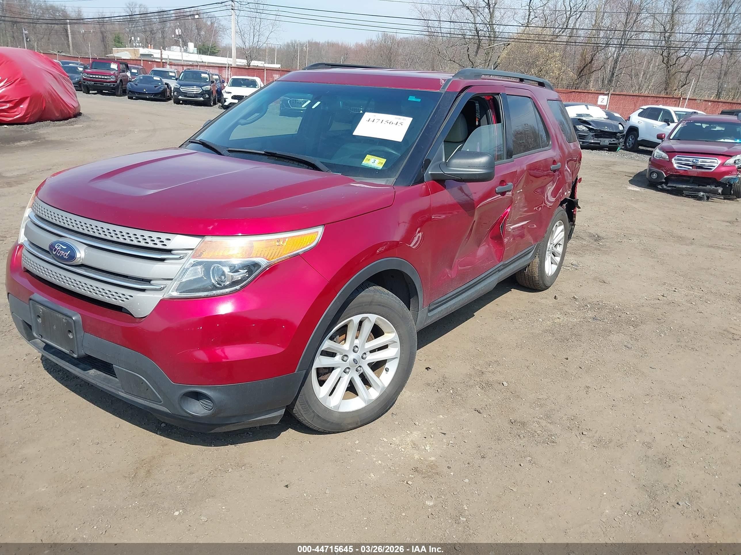 2015 Ford Explorer   Red vin: 1FM5K8B84FGA43737