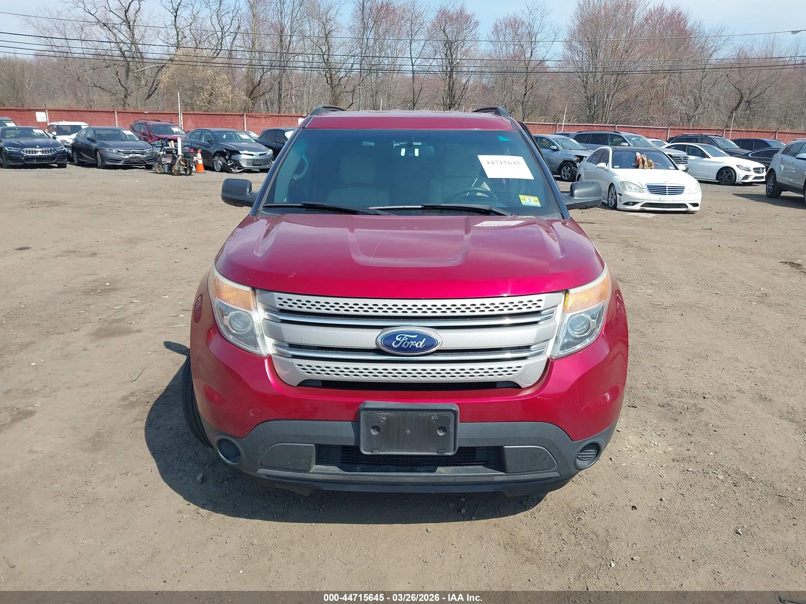 2015 Ford Explorer   Red vin: 1FM5K8B84FGA43737