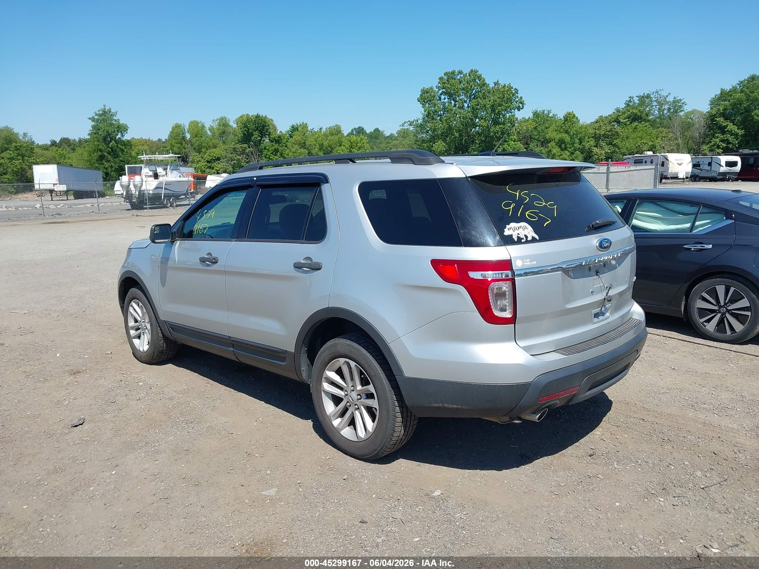 2015 Ford Explorer Silver vin: 1FM5K8B84FGC36180