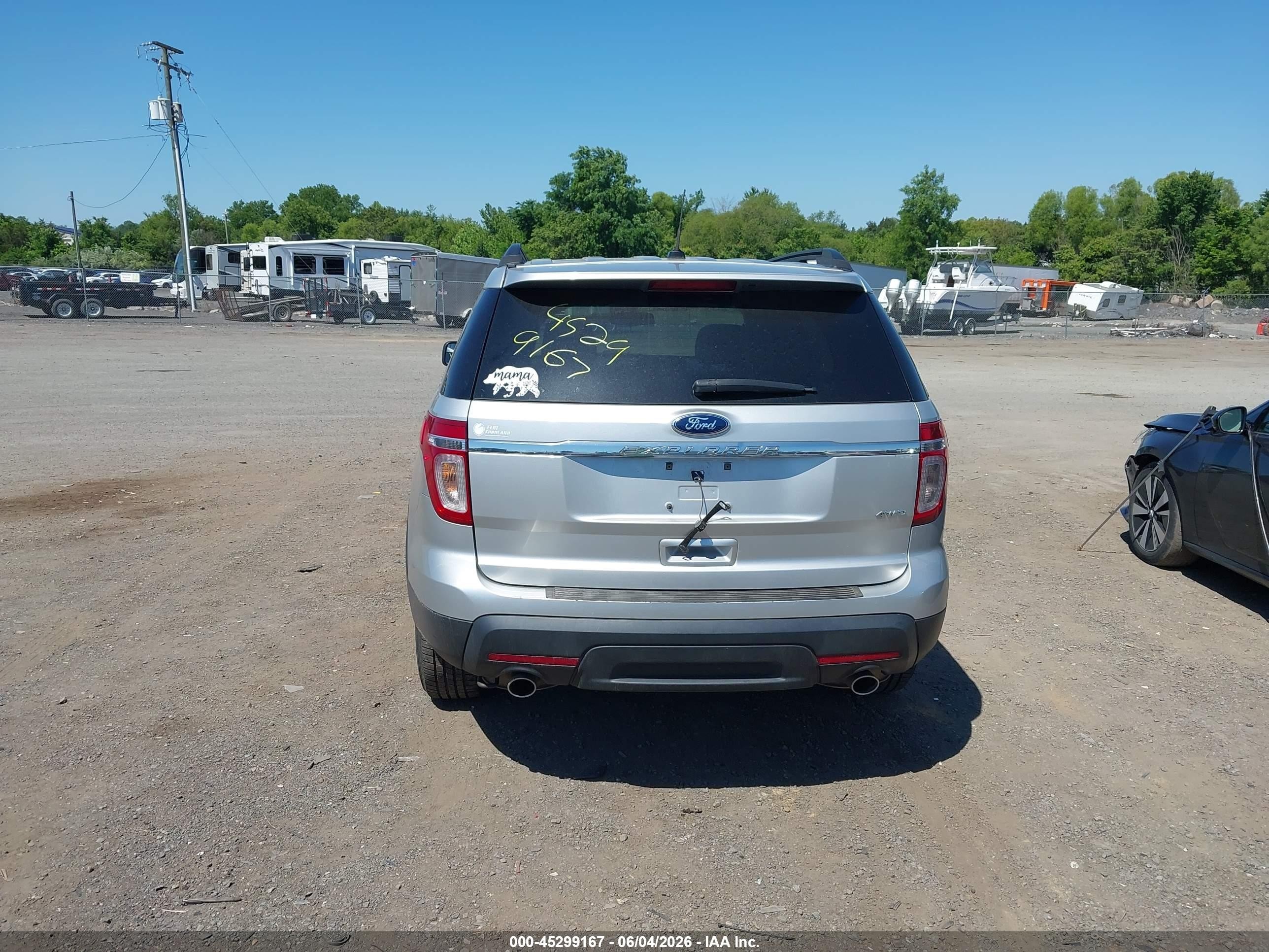 2015 Ford Explorer Silver vin: 1FM5K8B84FGC36180