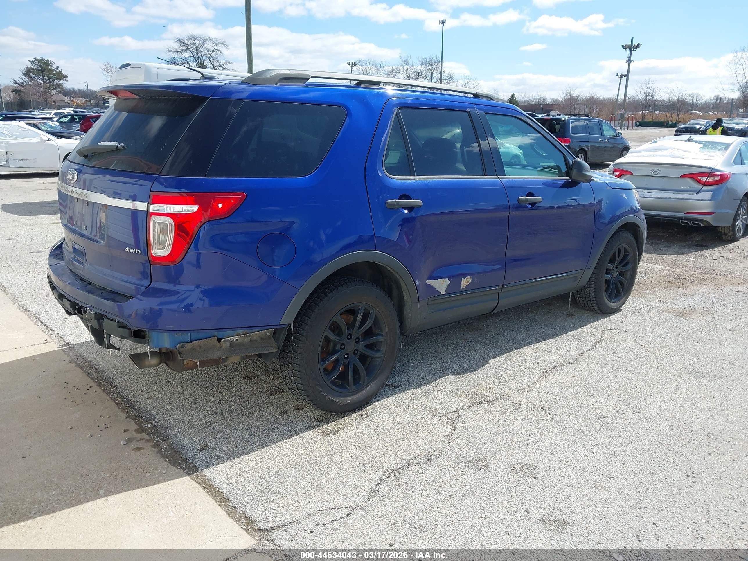 2013 Ford Explorer   Blue vin: 1FM5K8B85DGA58213