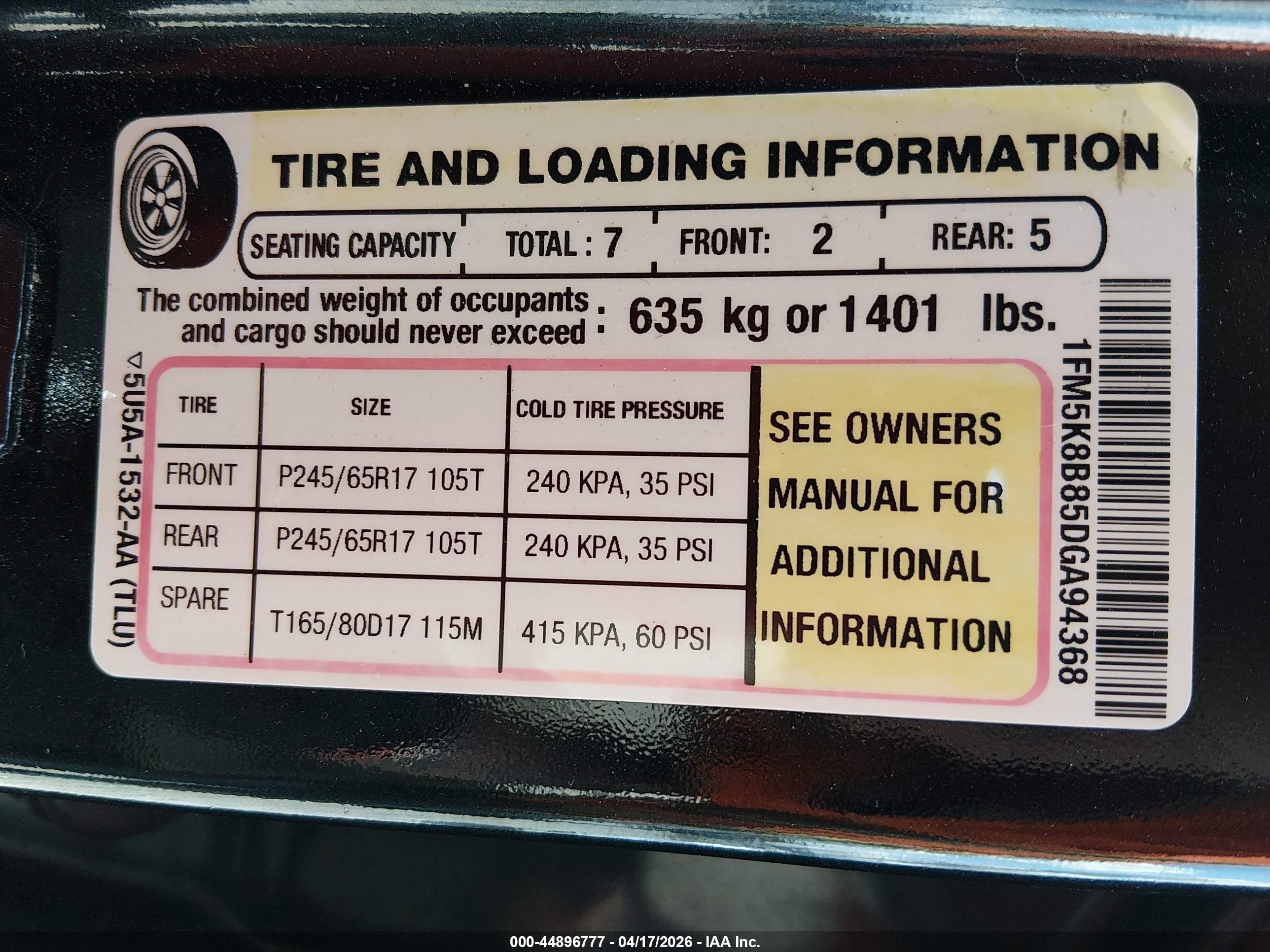 2013 Ford Explorer   Black vin: 1FM5K8B85DGA94368