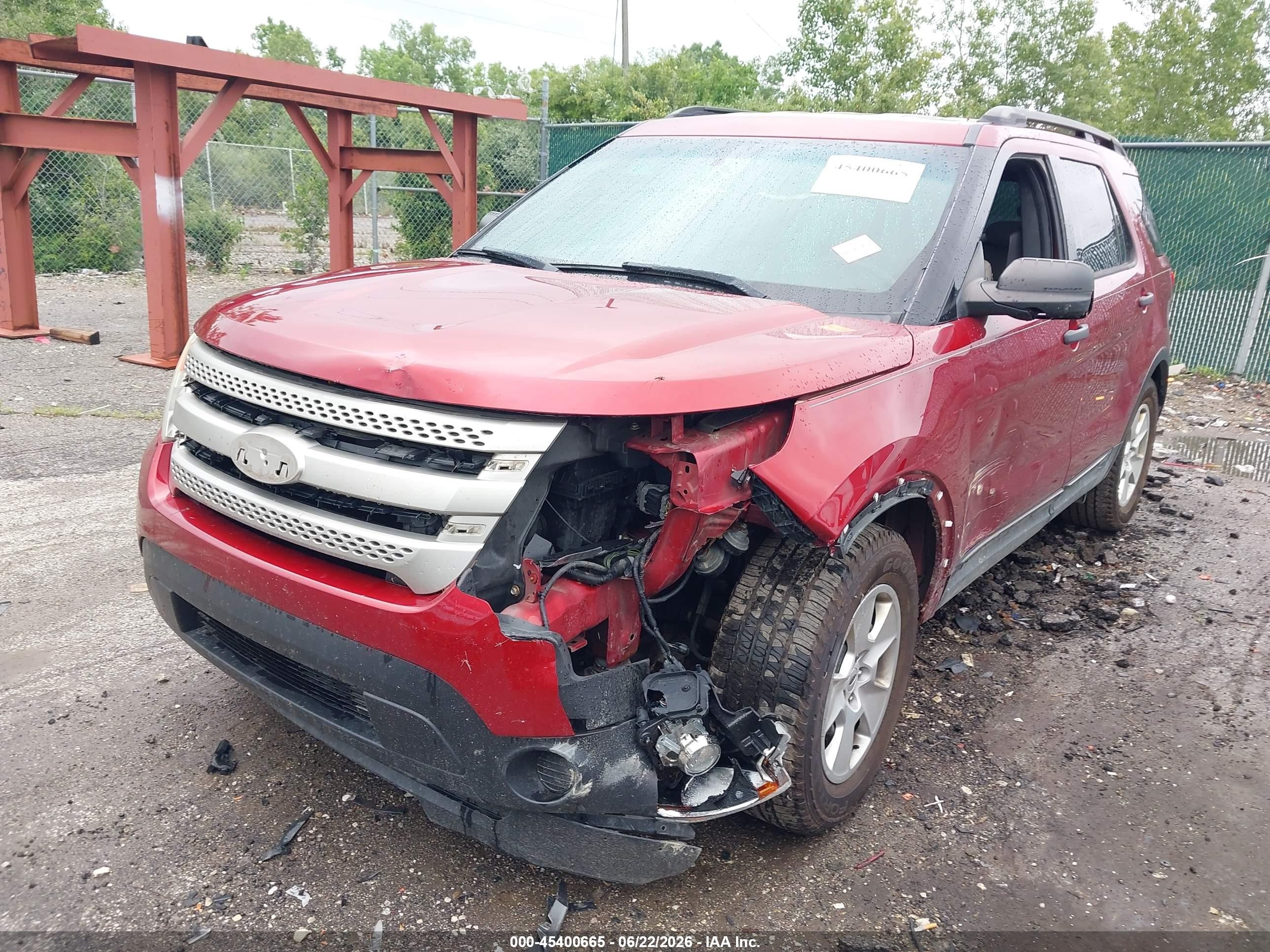 2013 Ford Explorer   Red vin: 1FM5K8B85DGB32732