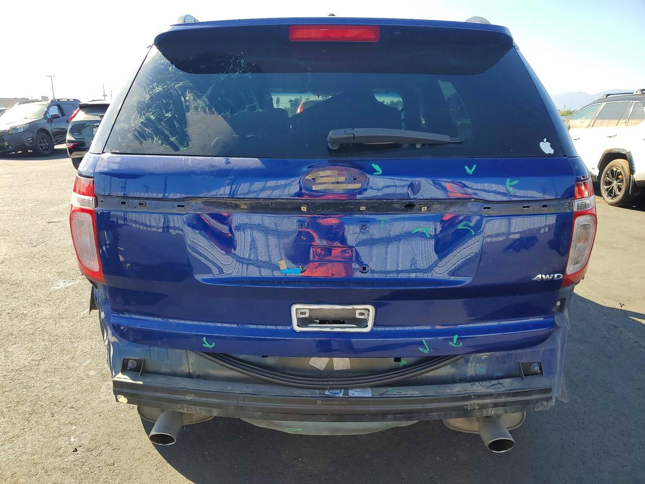 2013 Ford Explorer Blue vin: 1FM5K8B85DGB59073