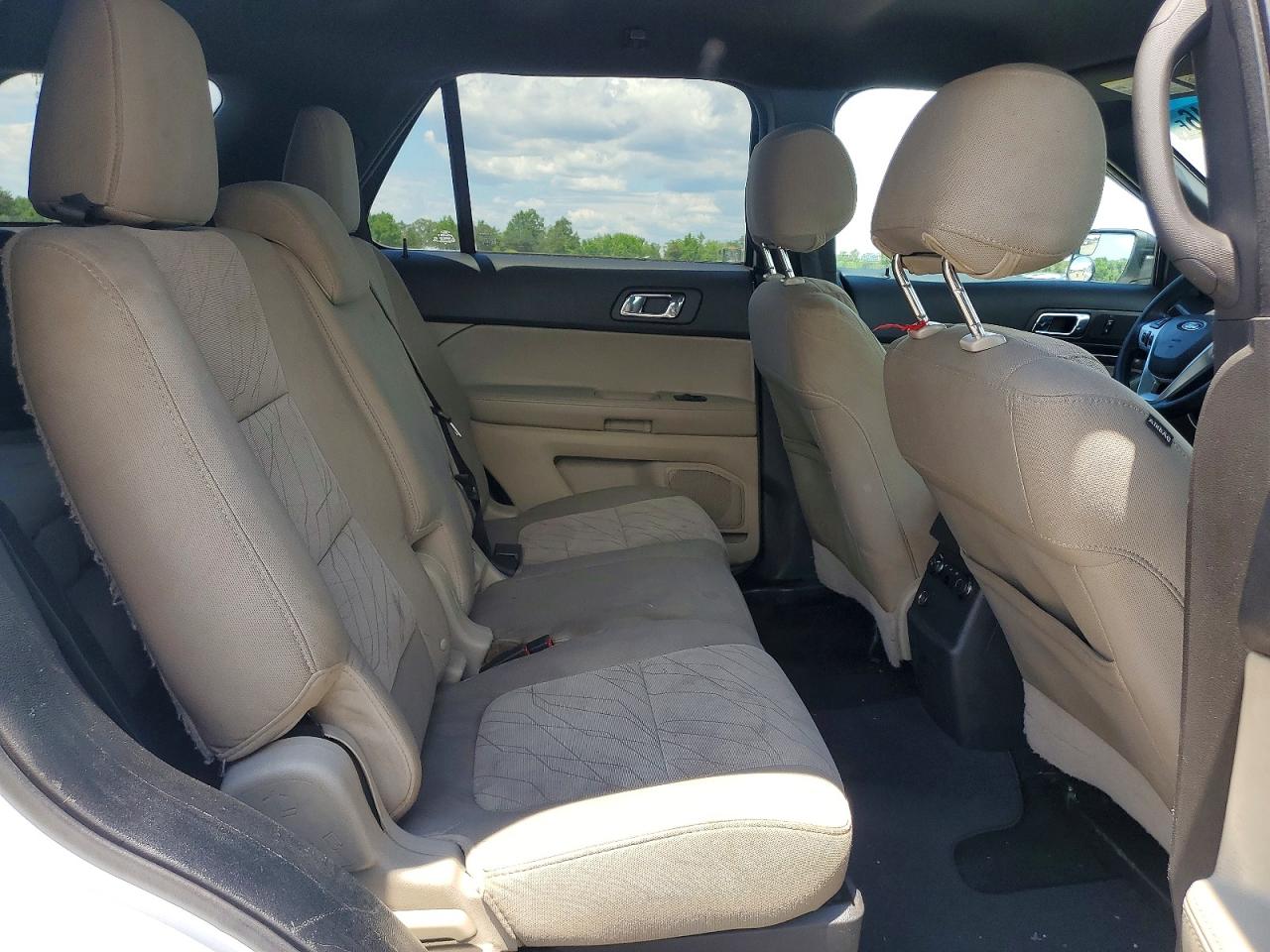 2013 Ford Expl Белый vin: 1FM5K8B85DGB61714