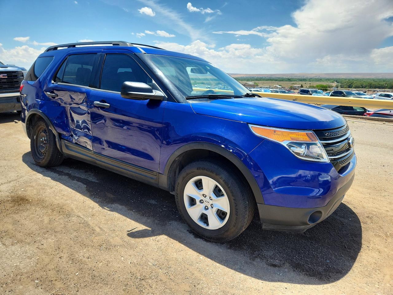 2014 Ford Explorer Blue vin: 1FM5K8B85EGC23453