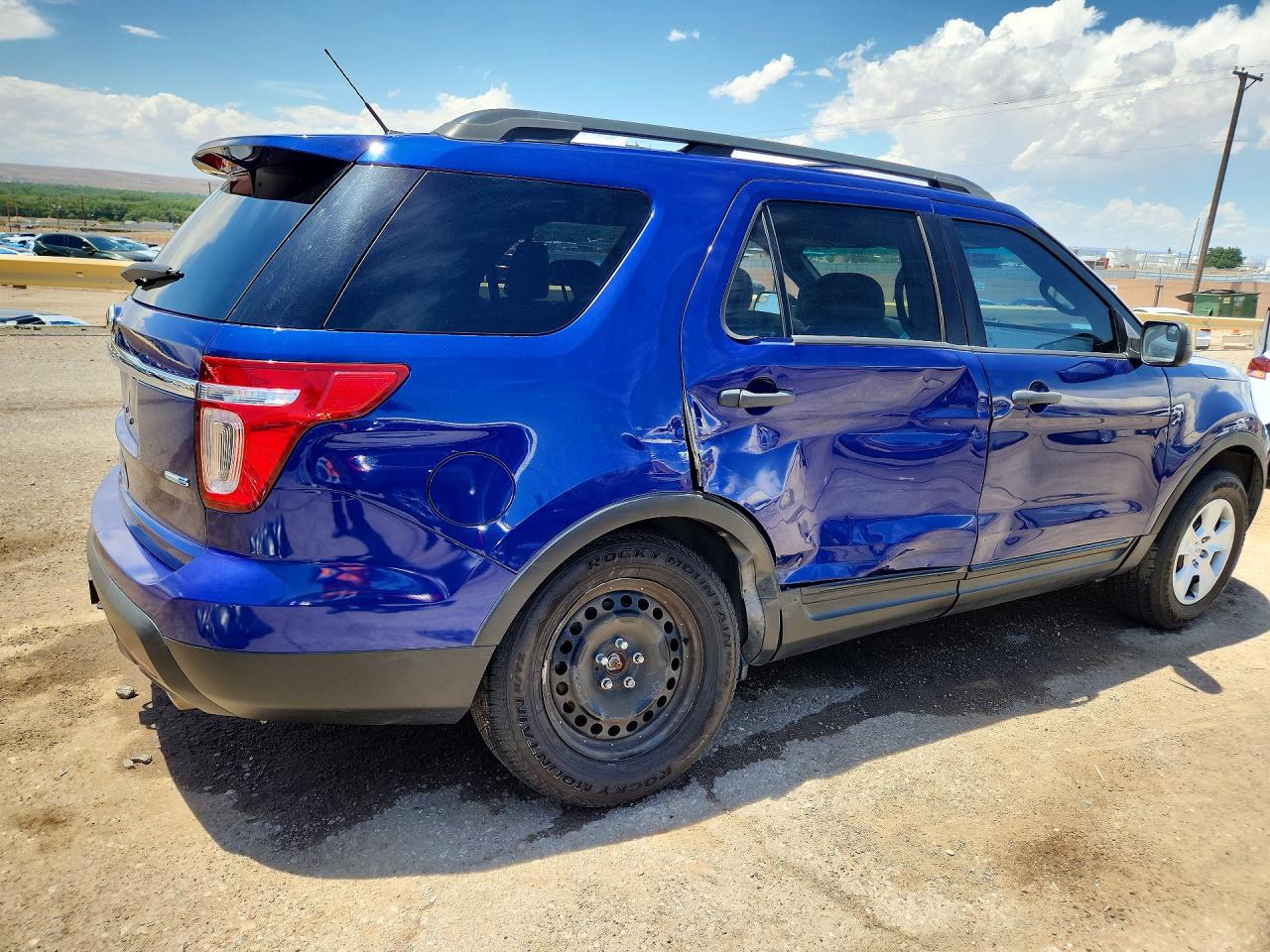2014 Ford Explorer Blue vin: 1FM5K8B85EGC23453