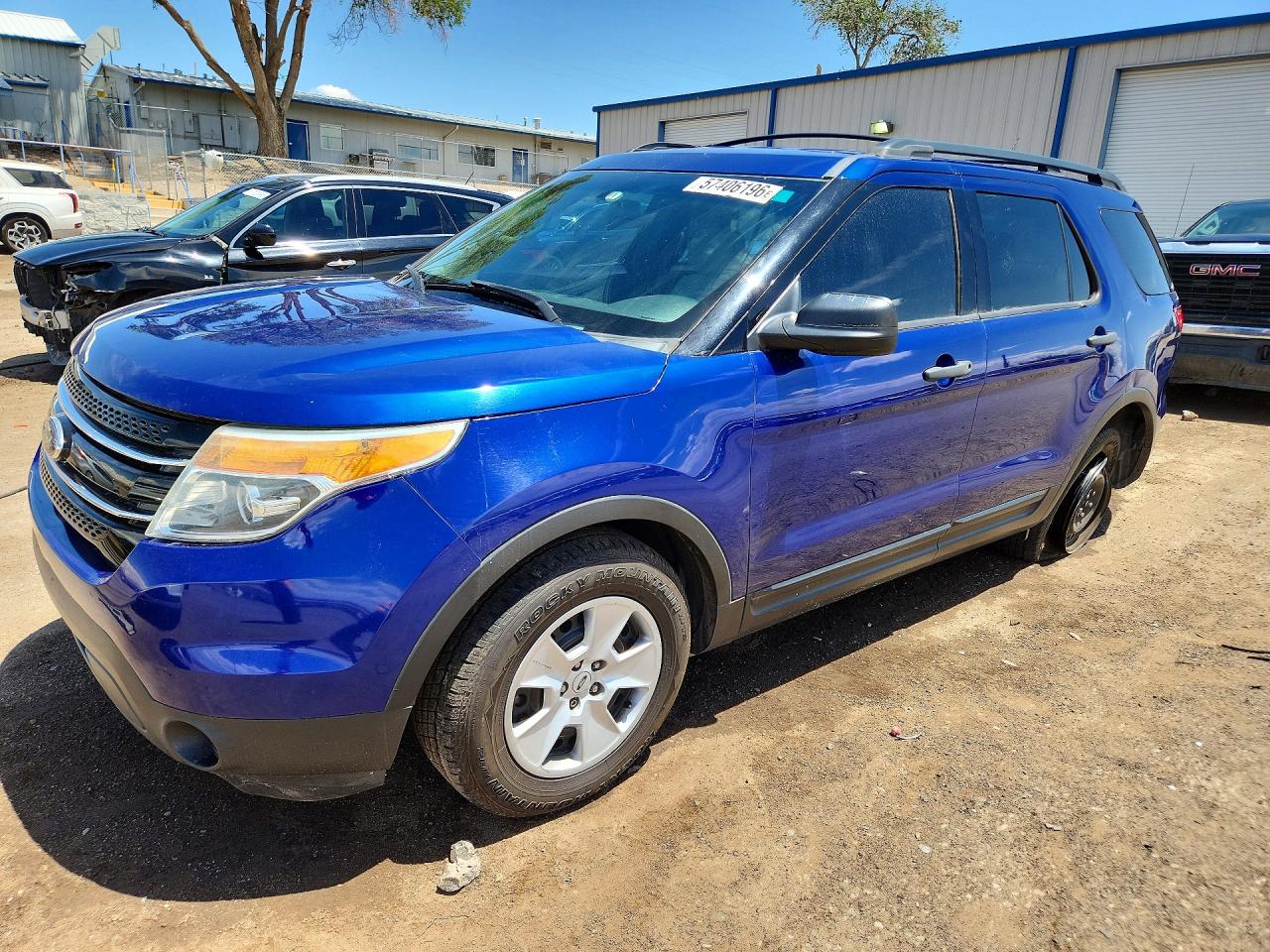 2014 Ford Explorer Blue vin: 1FM5K8B85EGC23453