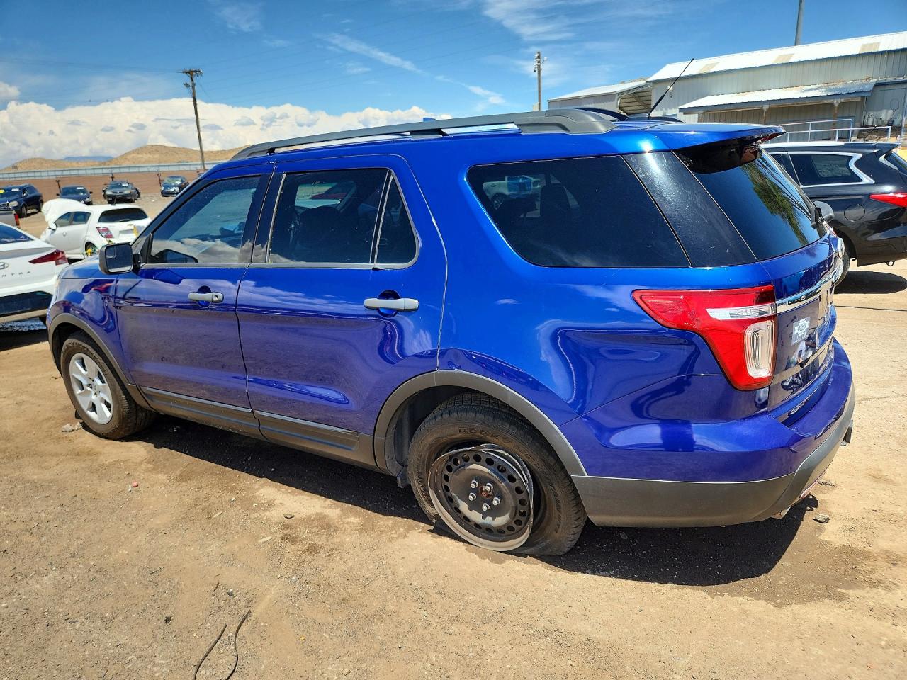 2014 Ford Explorer Blue vin: 1FM5K8B85EGC23453
