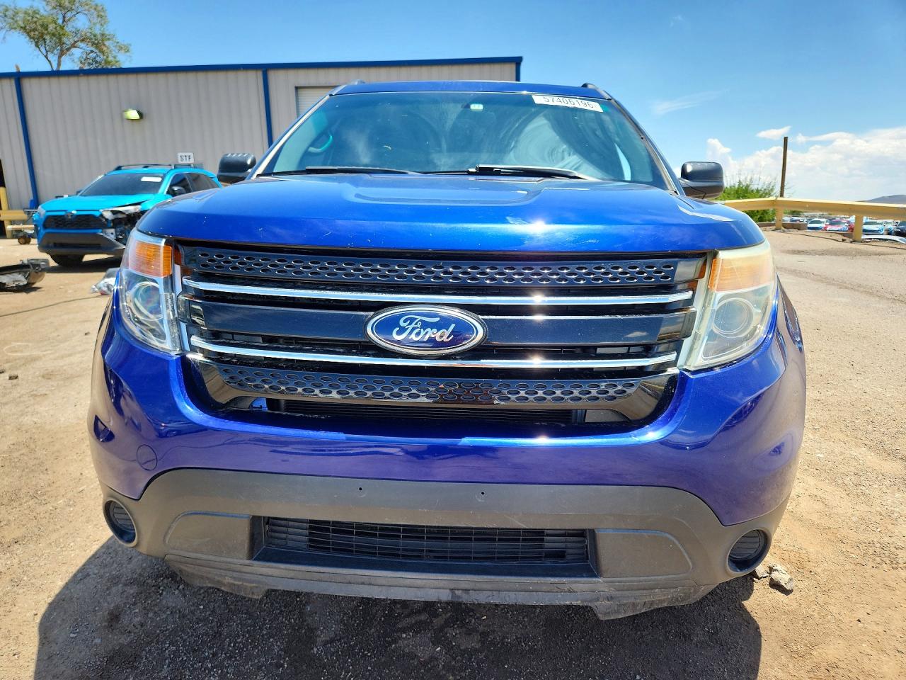 2014 Ford Explorer Blue vin: 1FM5K8B85EGC23453