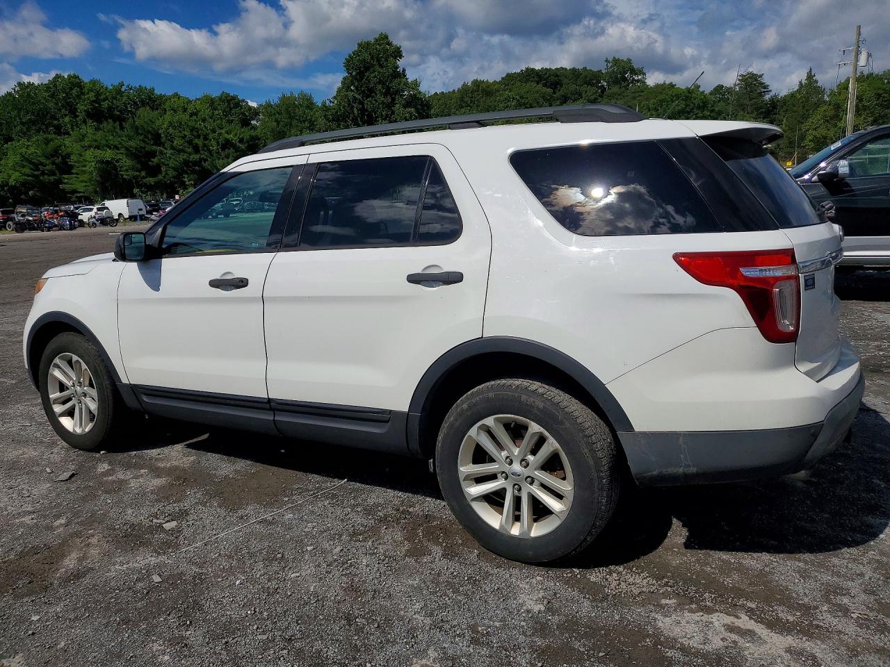 2015 Ford Explorer White vin: 1FM5K8B85FGB05971