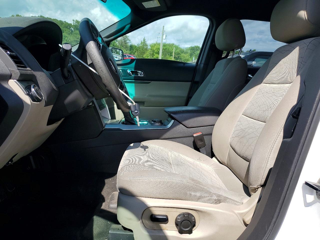 2015 Ford Explorer White vin: 1FM5K8B85FGB05971