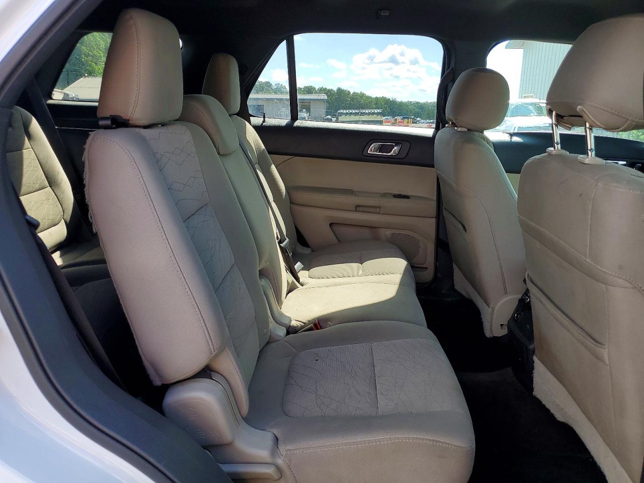 2015 Ford Explorer White vin: 1FM5K8B85FGB05971