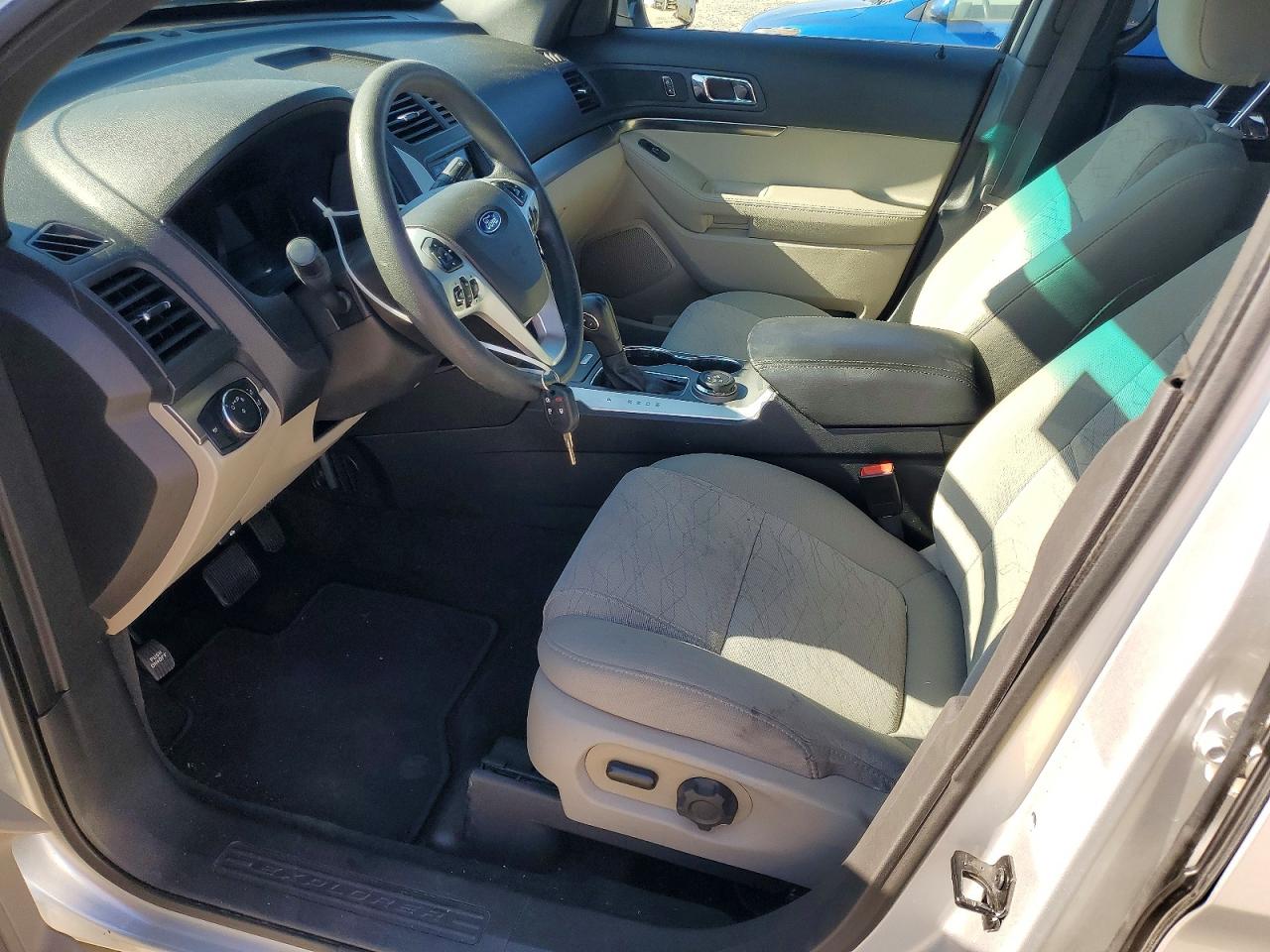 2015 Ford Explorer Silver vin: 1FM5K8B85FGB90438