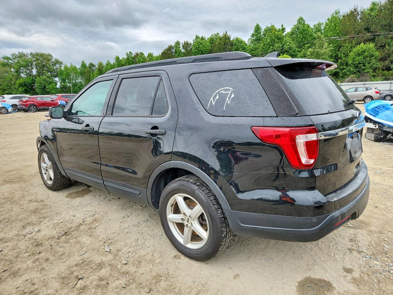 2018 Ford Explorer Black vin: 1FM5K8B85JGA90350
