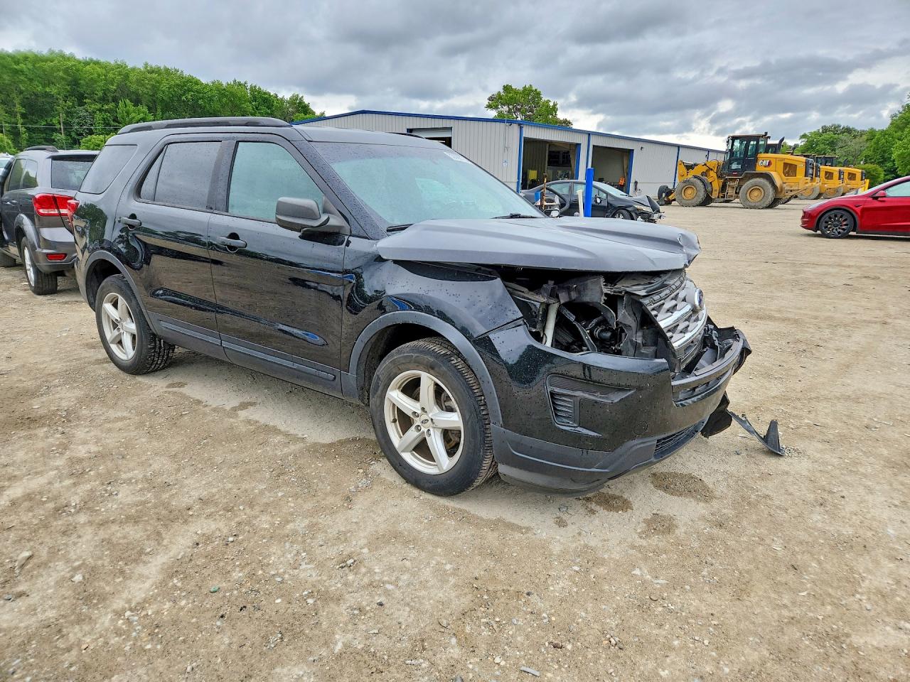 2018 Ford Explorer Black vin: 1FM5K8B85JGA90350