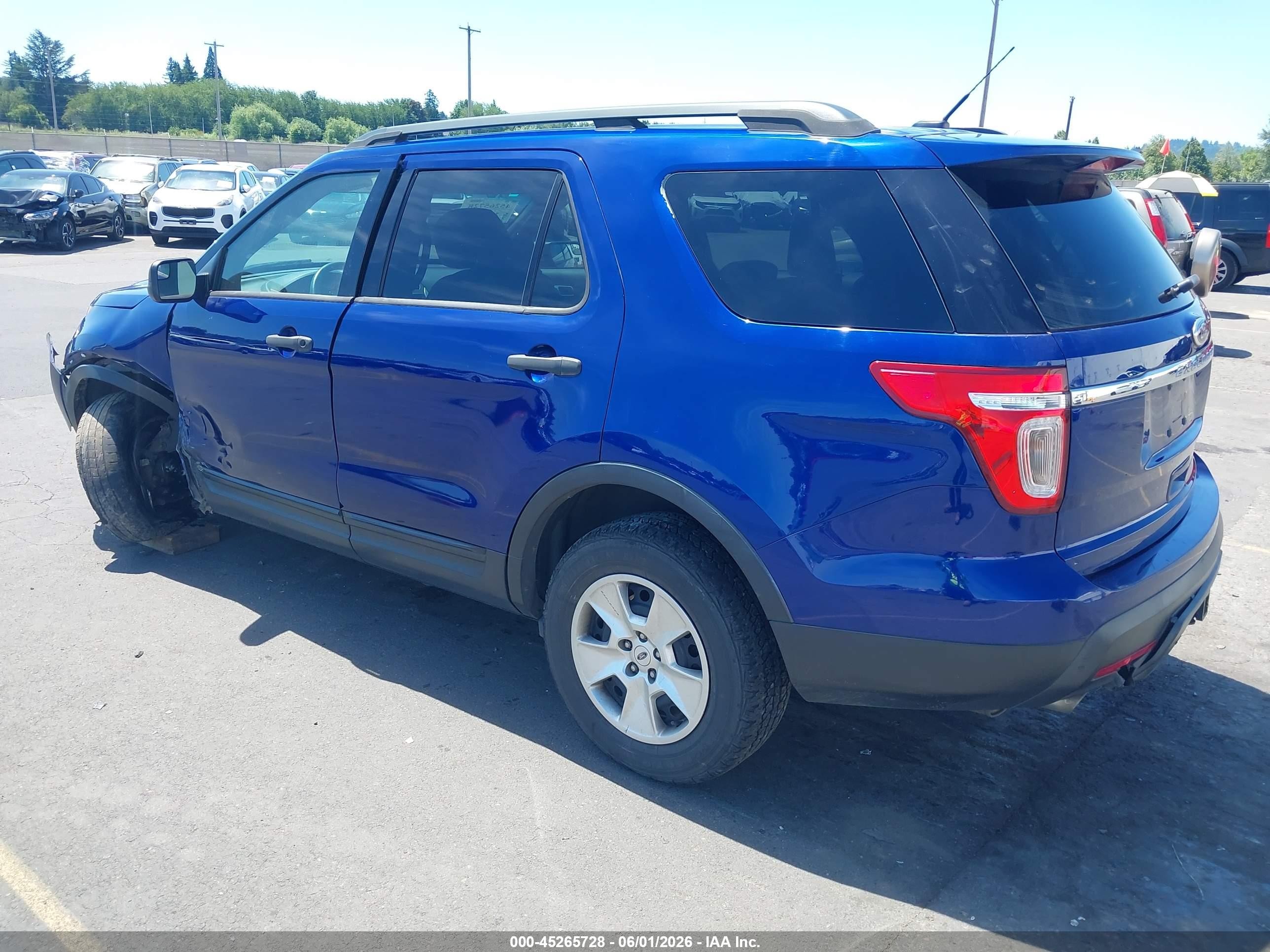 2013 Ford Explorer   Синий vin: 1FM5K8B86DGA72119
