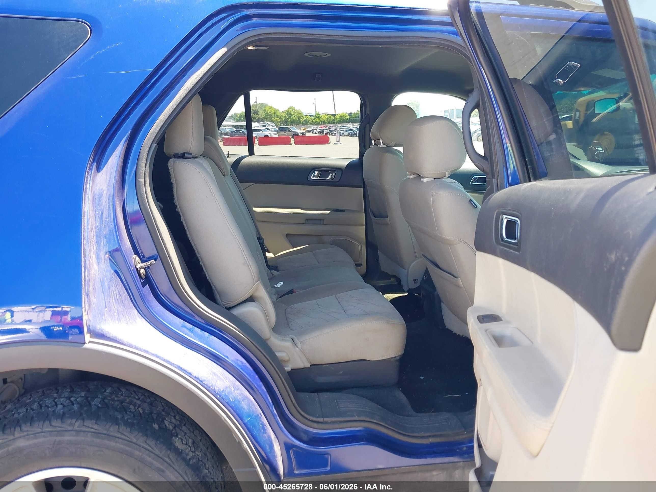 2013 Ford Explorer   Синий vin: 1FM5K8B86DGA72119