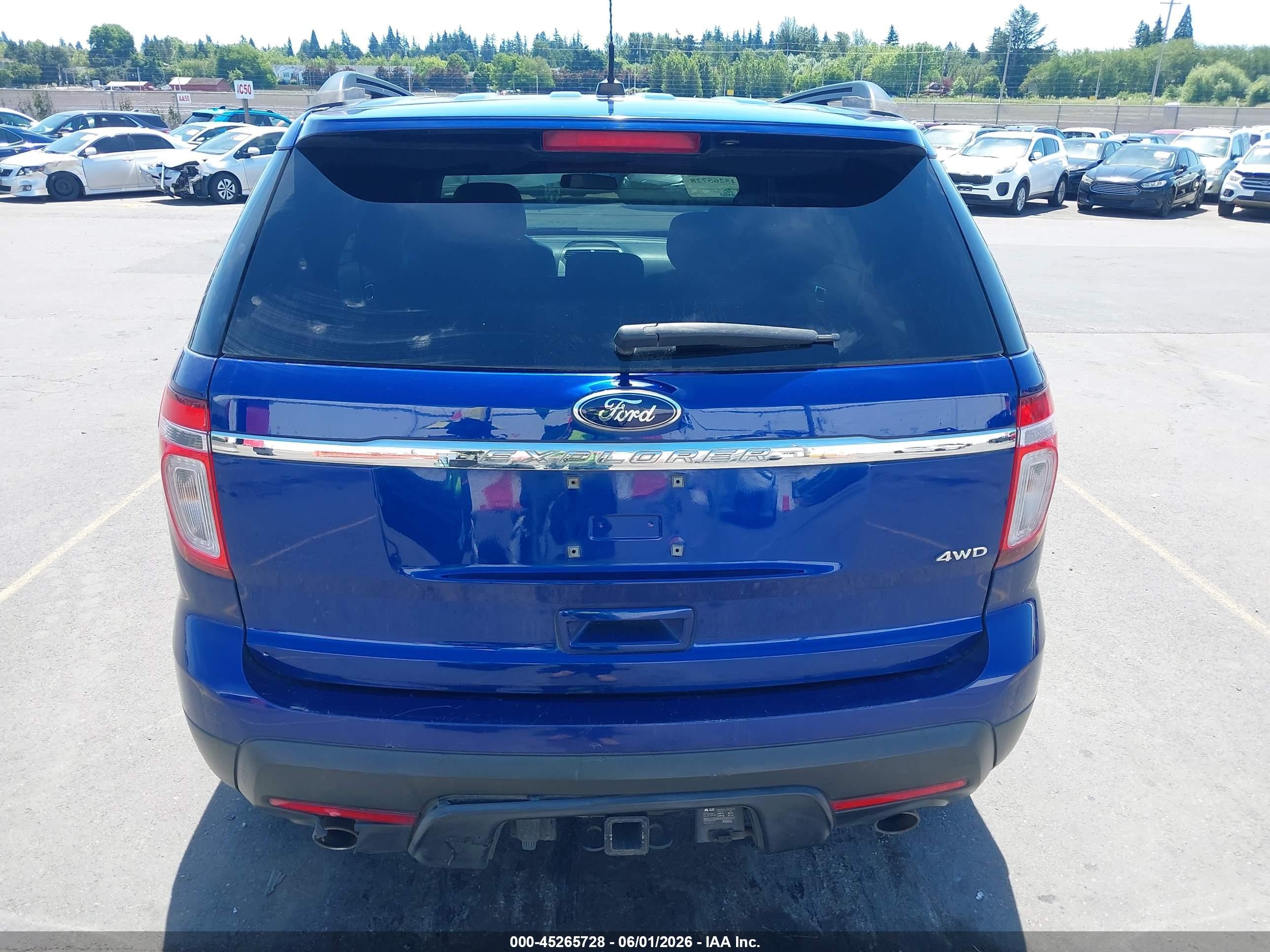 2013 Ford Explorer   Синий vin: 1FM5K8B86DGA72119