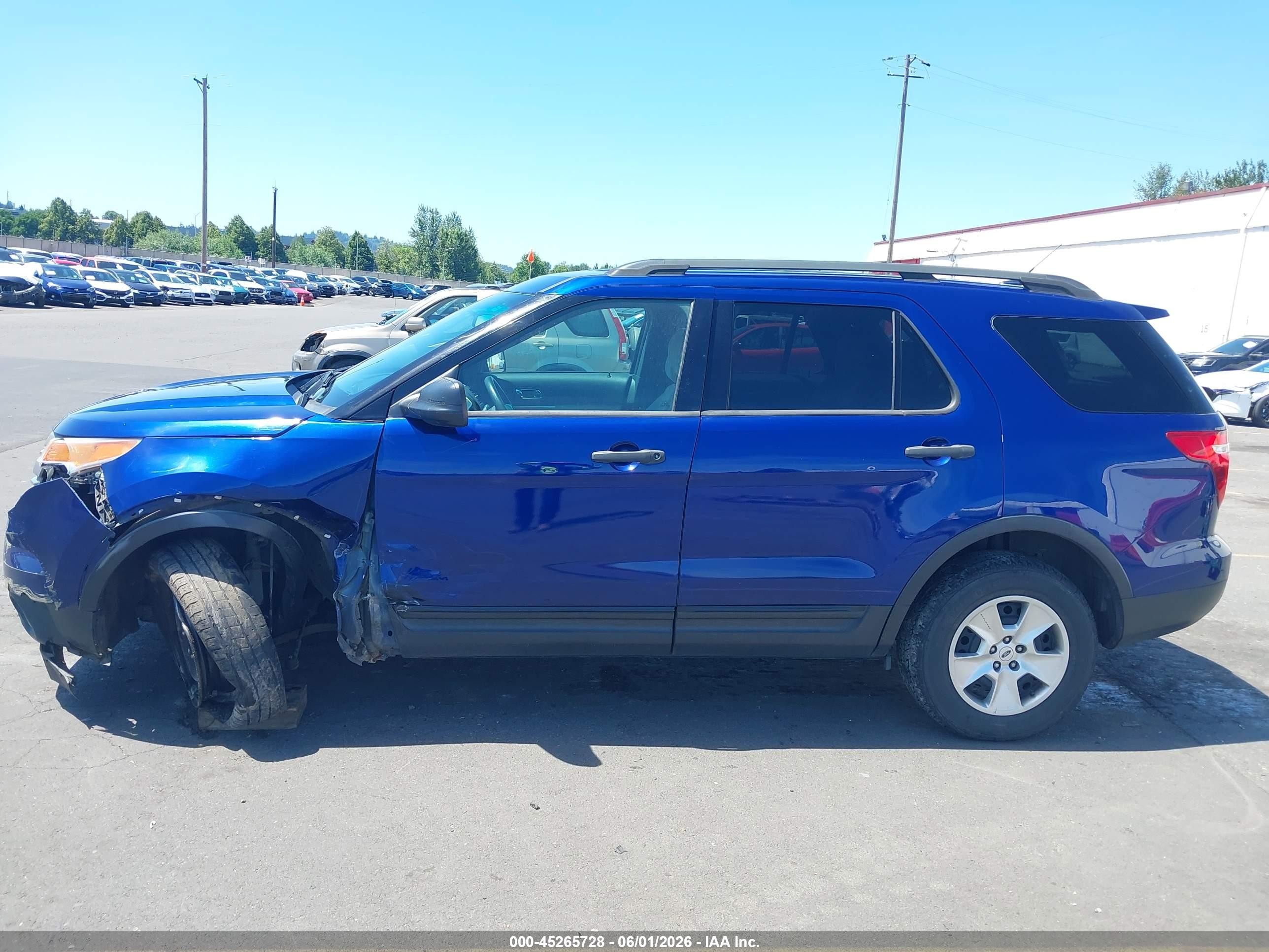 2013 Ford Explorer   Синий vin: 1FM5K8B86DGA72119