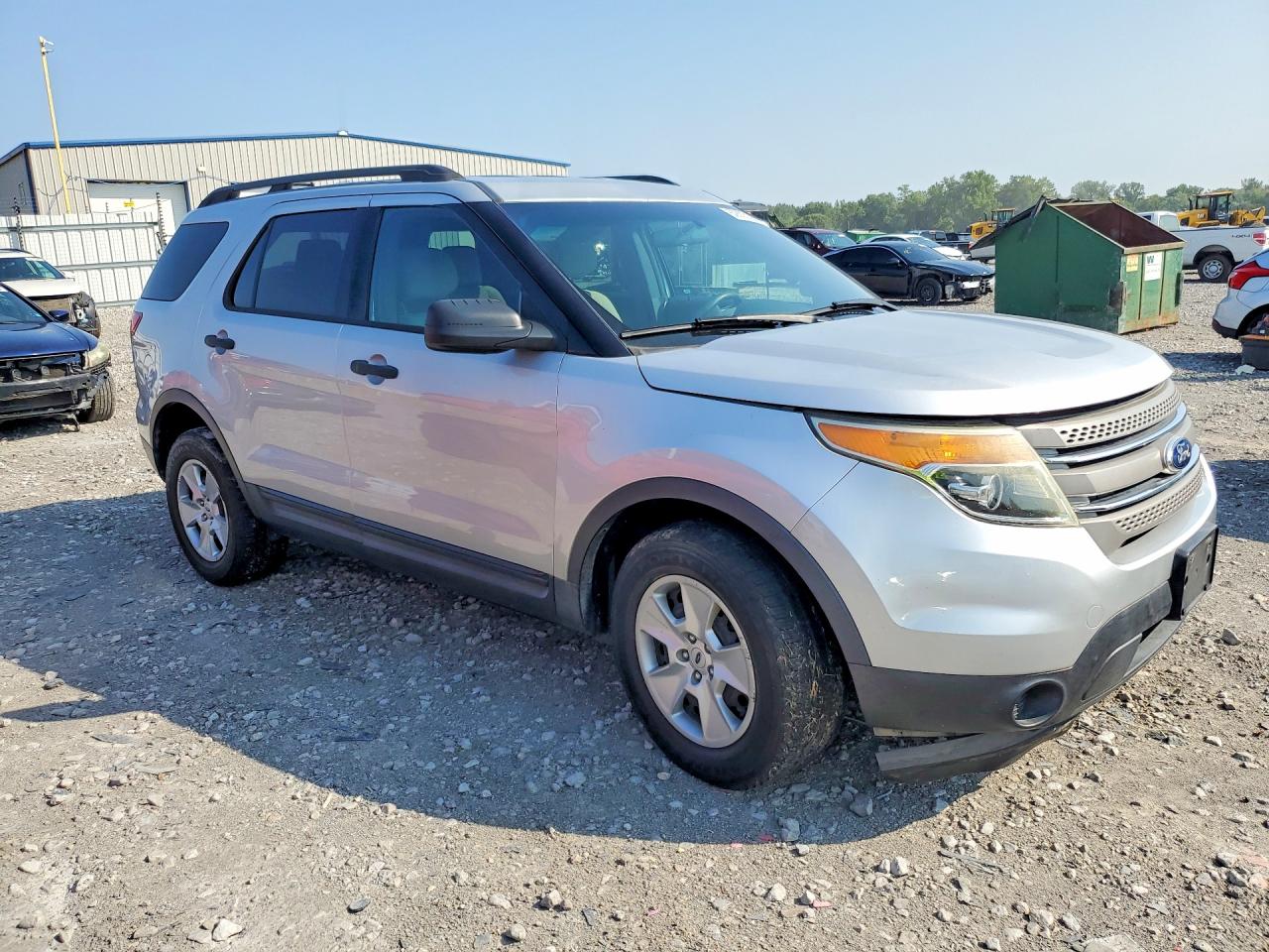 2014 Ford Explorer Silver vin: 1FM5K8B86EGA43513