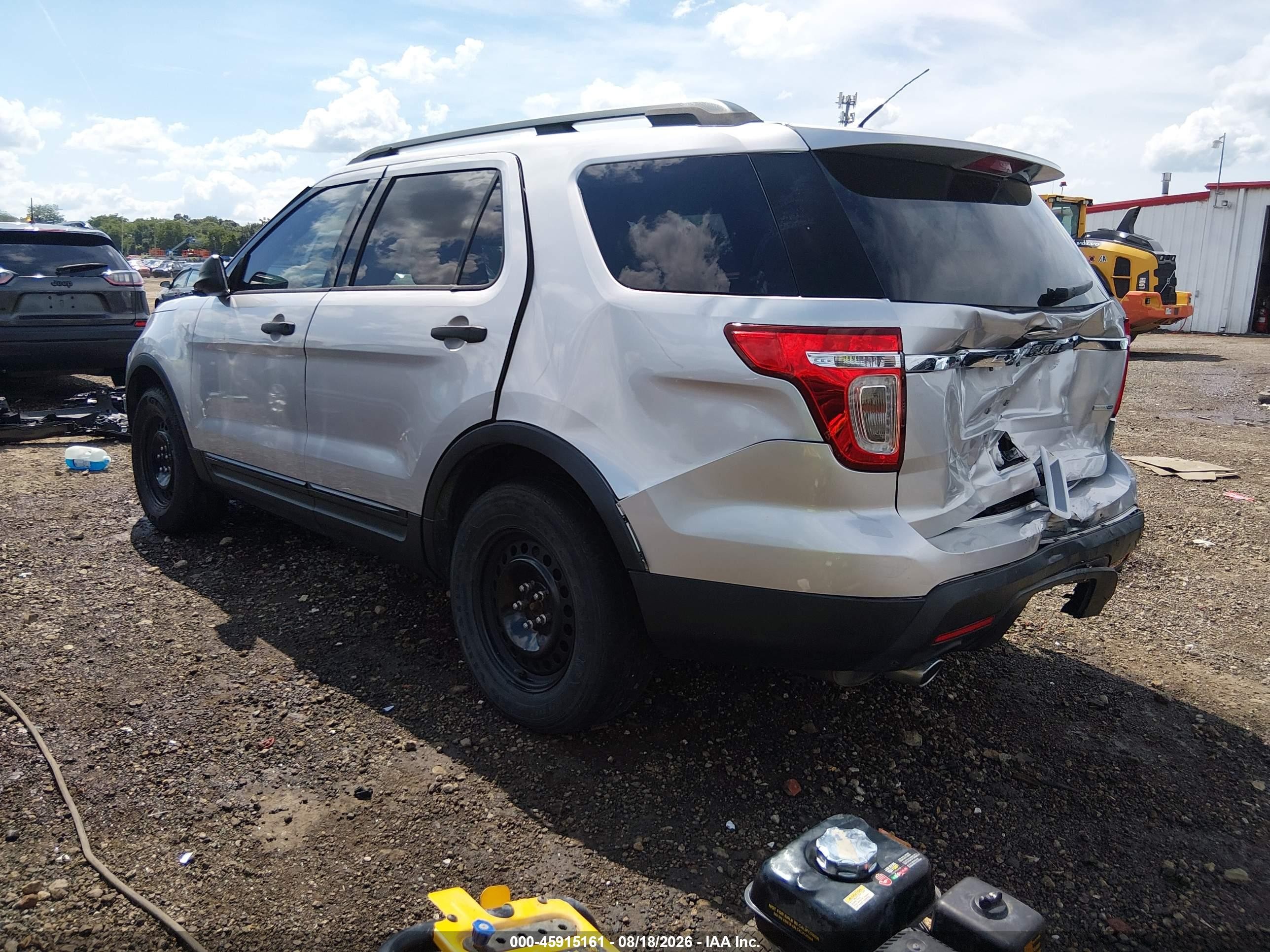 2014 Ford Explorer Silver vin: 1FM5K8B86EGA90816