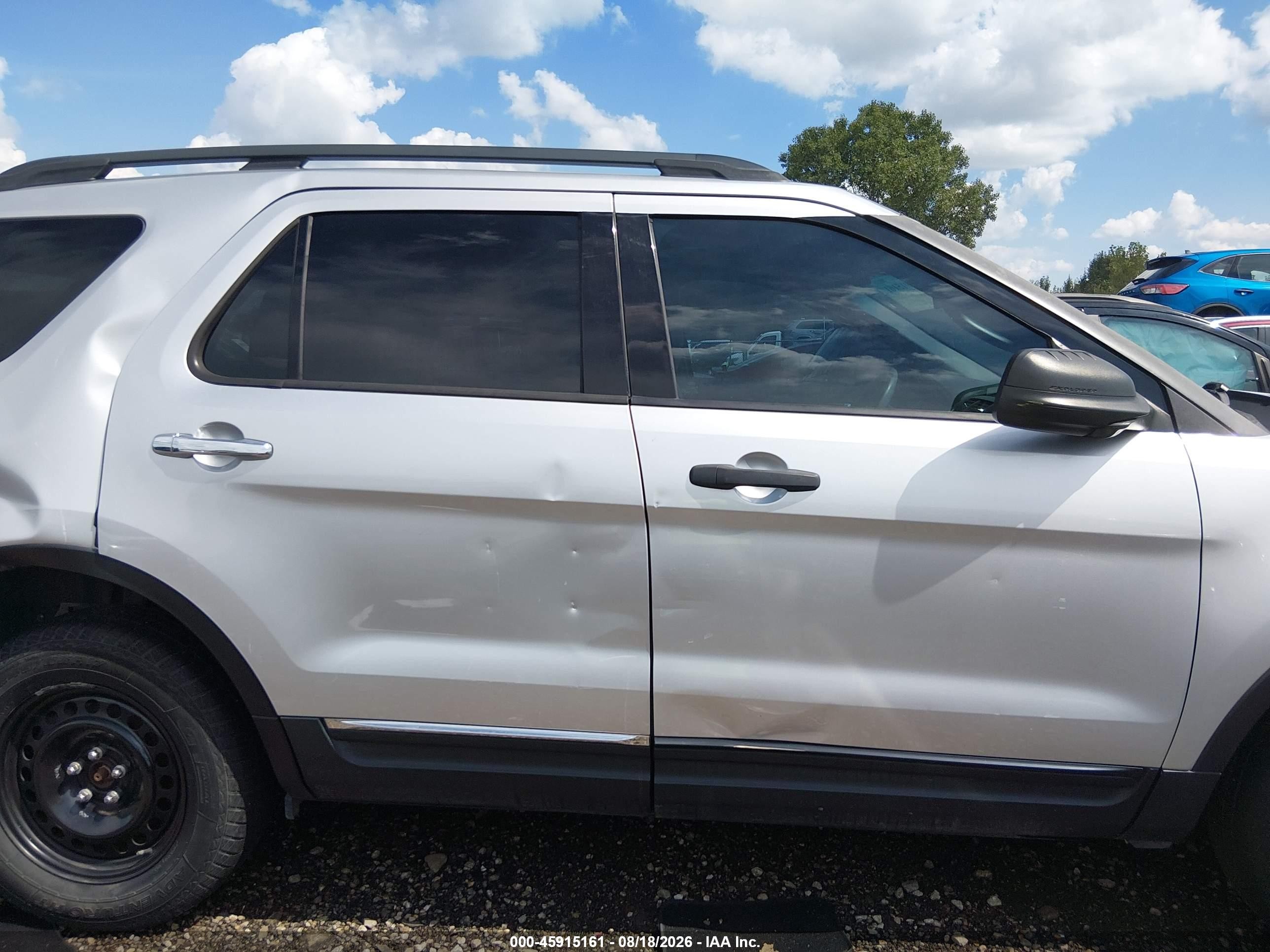 2014 Ford Explorer Silver vin: 1FM5K8B86EGA90816
