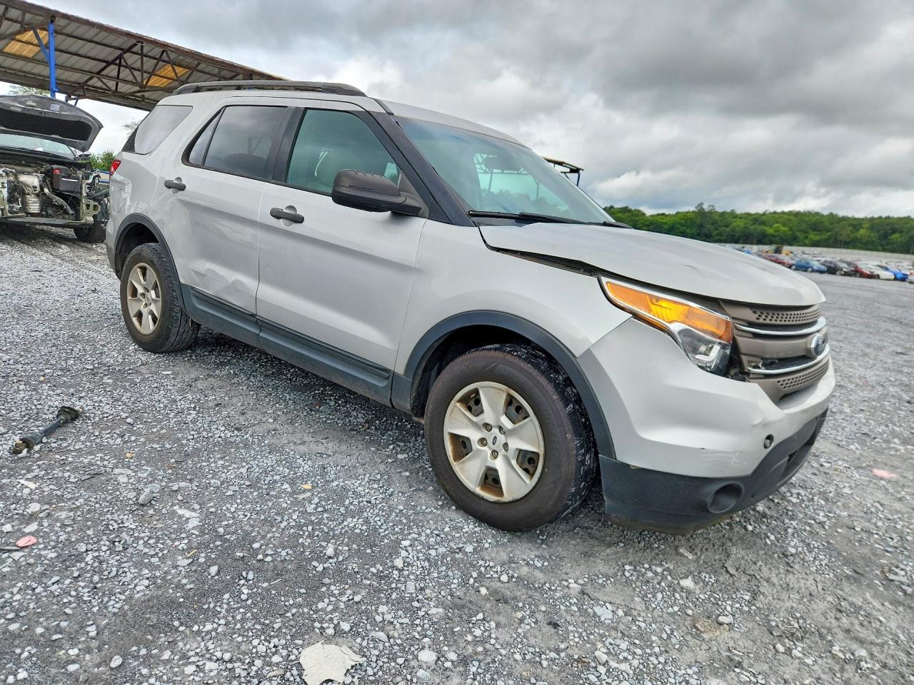 2014 Ford Explorer Silver vin: 1FM5K8B86EGC27687