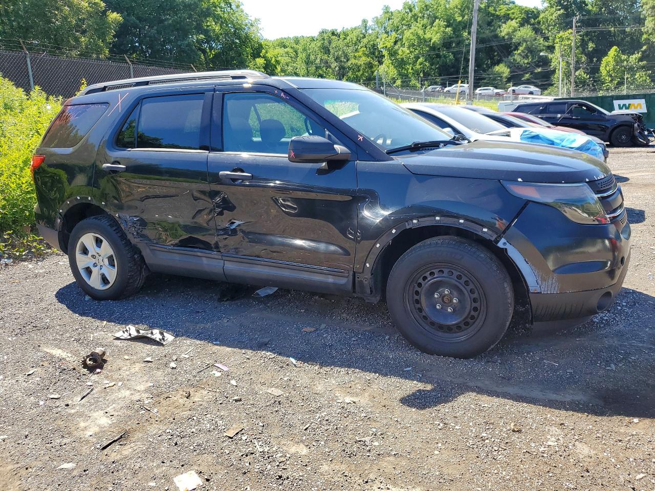 2014 Ford Explorer Black vin: 1FM5K8B87EGA75676