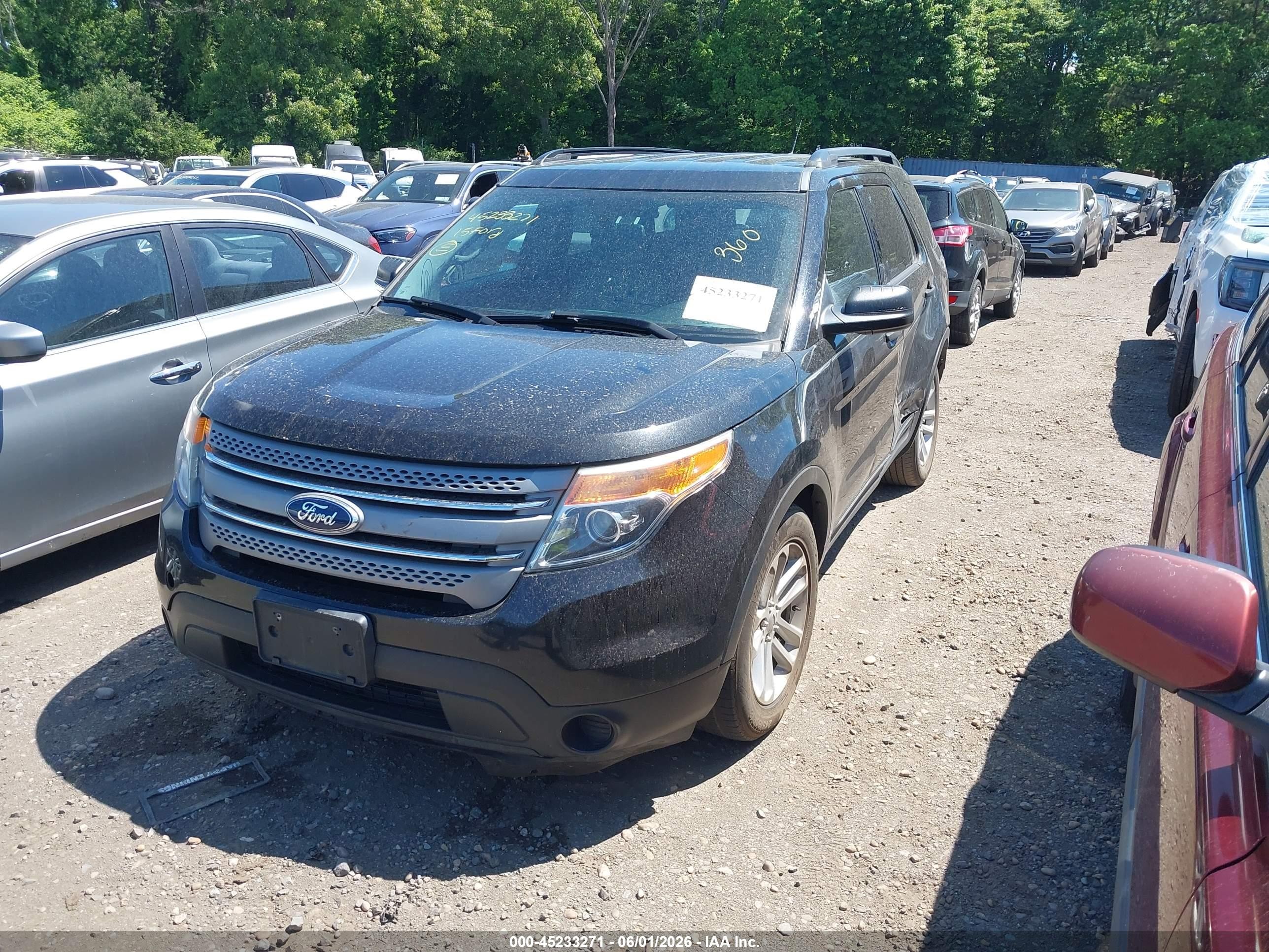 2015 Ford Explorer   Black vin: 1FM5K8B87FGA81401