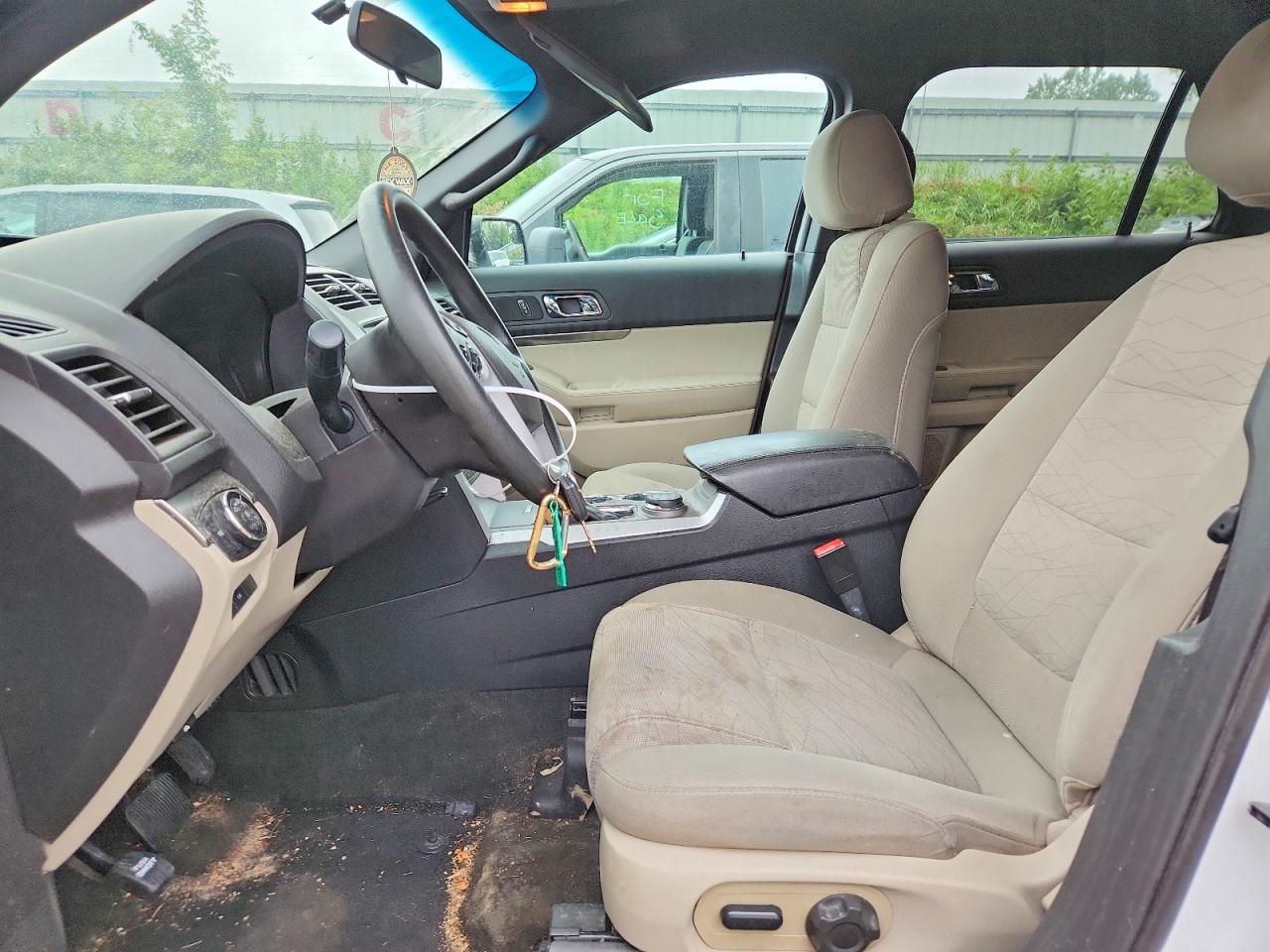 2015 Ford Explorer Белый vin: 1FM5K8B87FGB09956