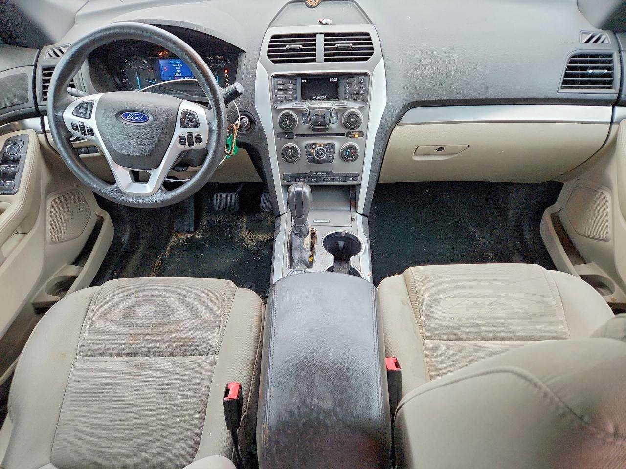 2015 Ford Explorer Белый vin: 1FM5K8B87FGB09956
