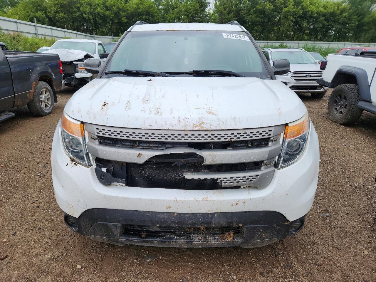 2015 Ford Explorer Белый vin: 1FM5K8B87FGB09956