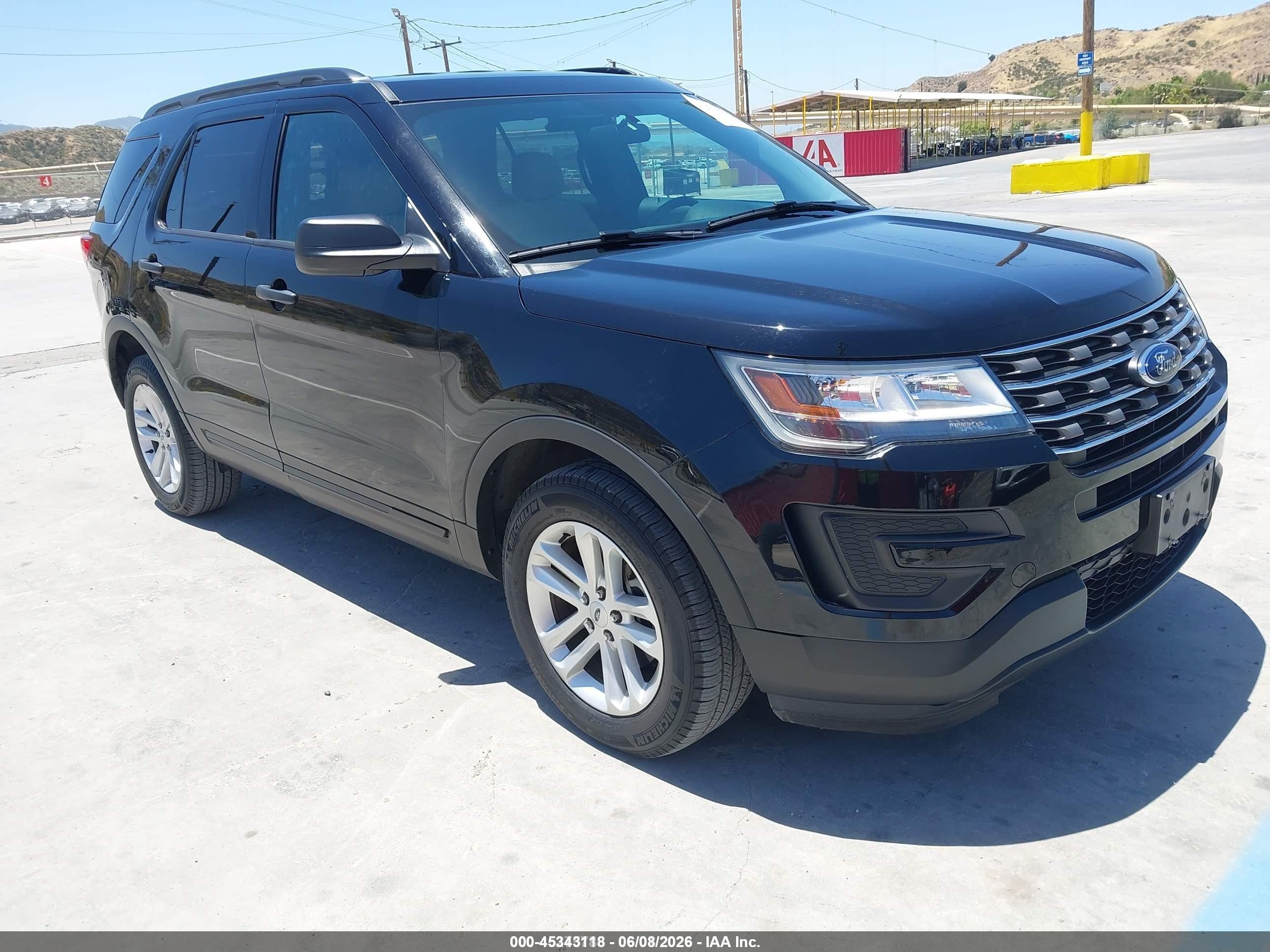 2017 Ford Explorer Black vin: 1FM5K8B87HGD23090