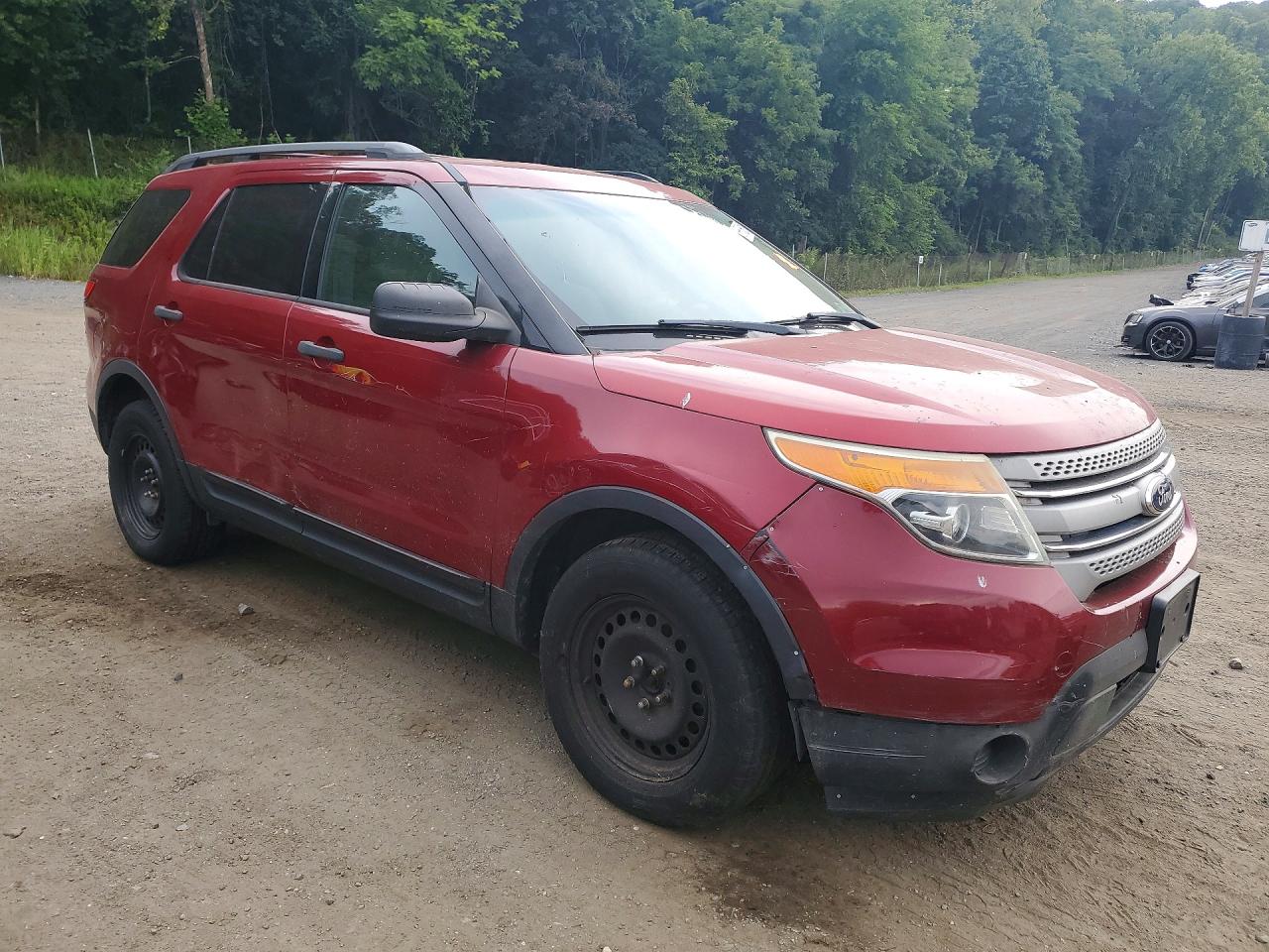 2013 Ford Explorer Red vin: 1FM5K8B88DGA52728