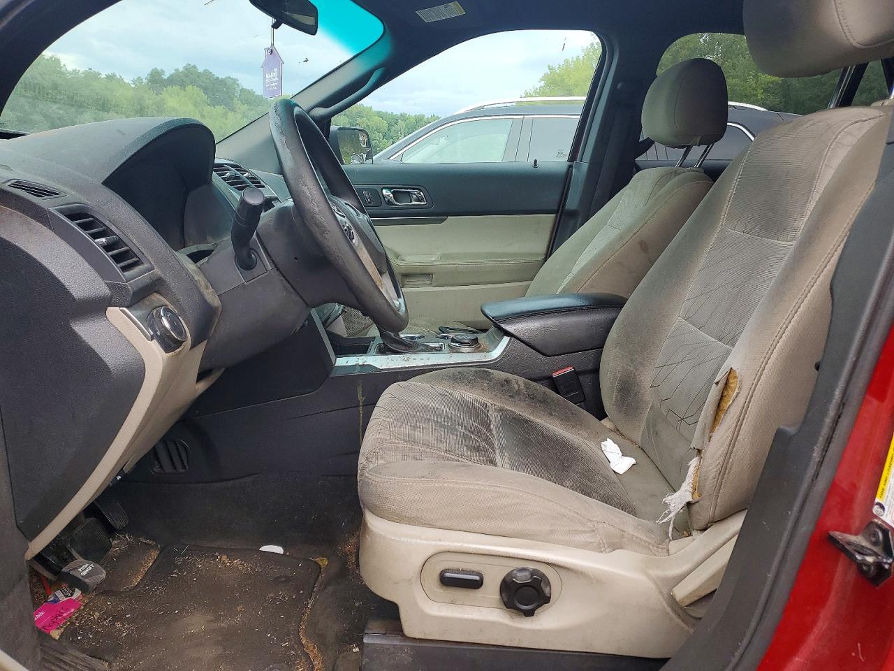 2013 Ford Explorer Red vin: 1FM5K8B88DGA52728